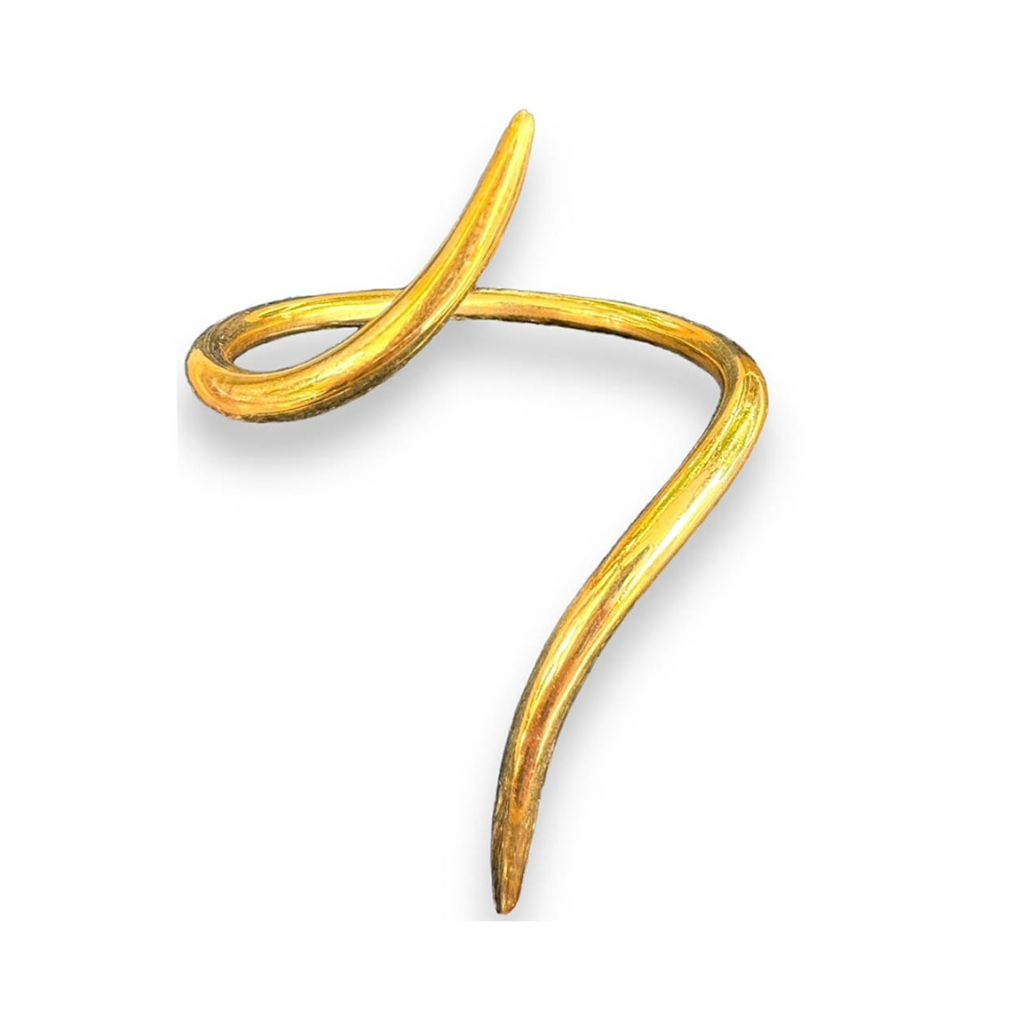 AKI ROC JEWELRY- Inca Cuff Bracelet | Brass Gold, buy at DOORS NYC