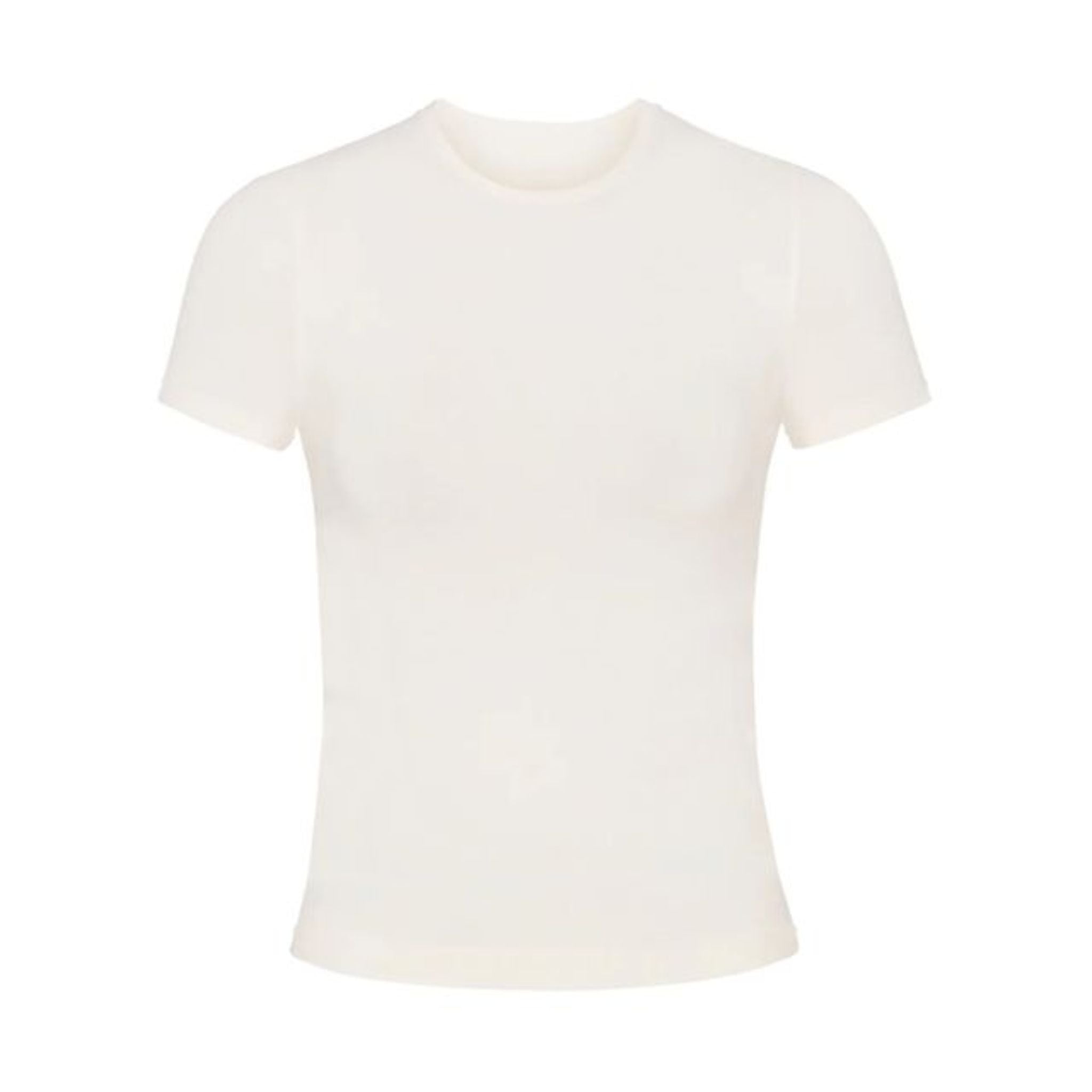 EARTH BODY - Croft Raw Edge Tee | White  , buy at DOORS NYC