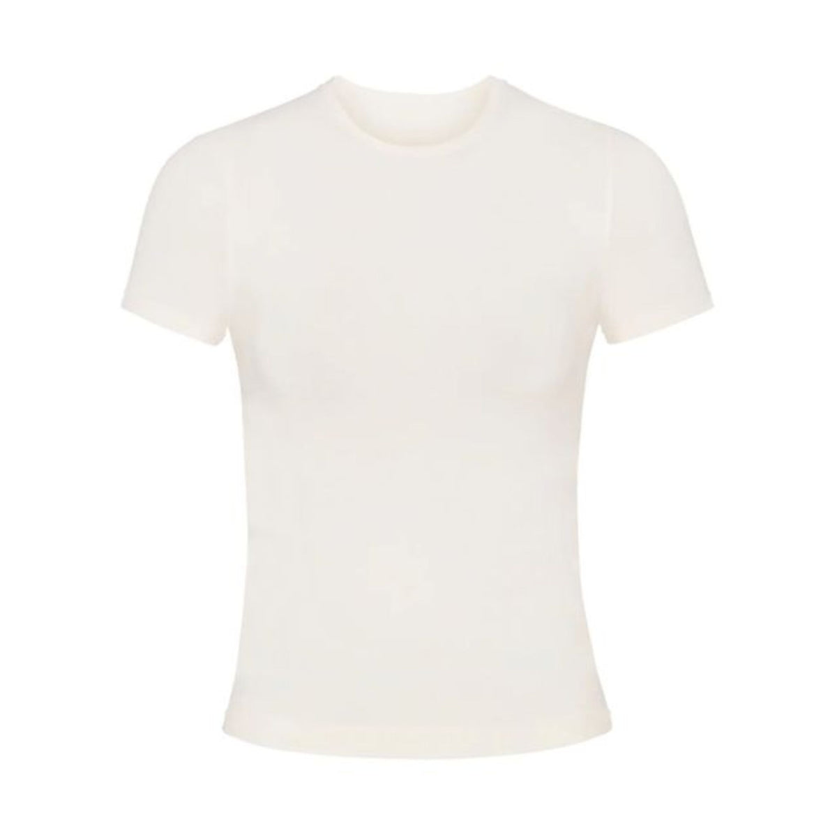 EARTH BODY - Croft Raw Edge Tee | White  , buy at DOORS NYC