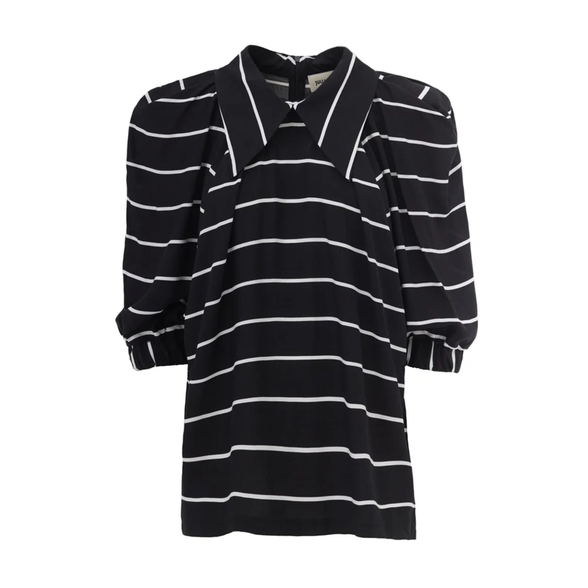 JULIA ALLERT - Striped Blouse | Black, buy at DOORS NYC