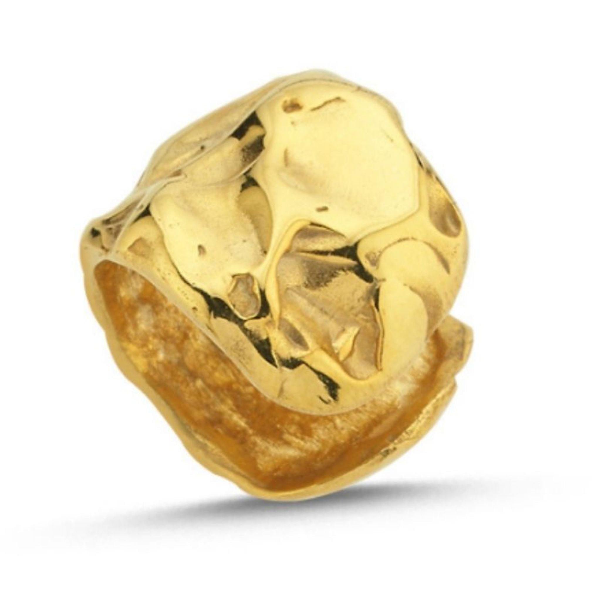 LINYA JEWELRY - Amorphous Cartilage Earrings Gold, buy at DOORS NYC