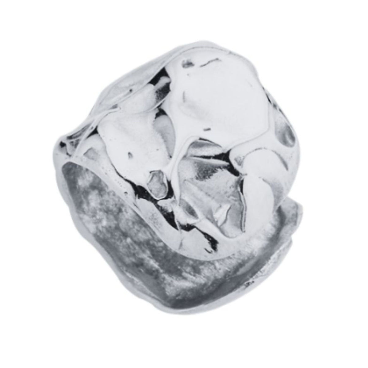 LINYA JEWELRY -Amorphous Cartilage Earrings Silver, buy at DOORS NYC