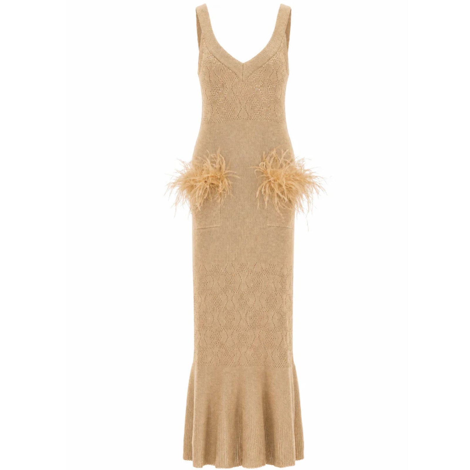 Camel Knit Dress