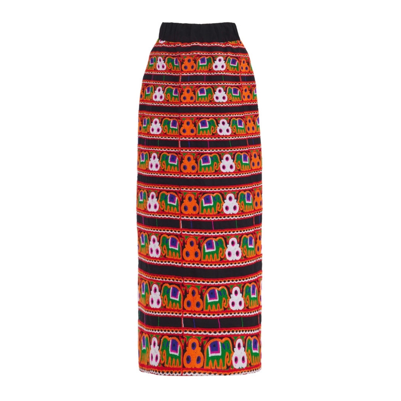 JULIA ALLERT - Midi Embroidered Skirt, buy at DOORS NYC