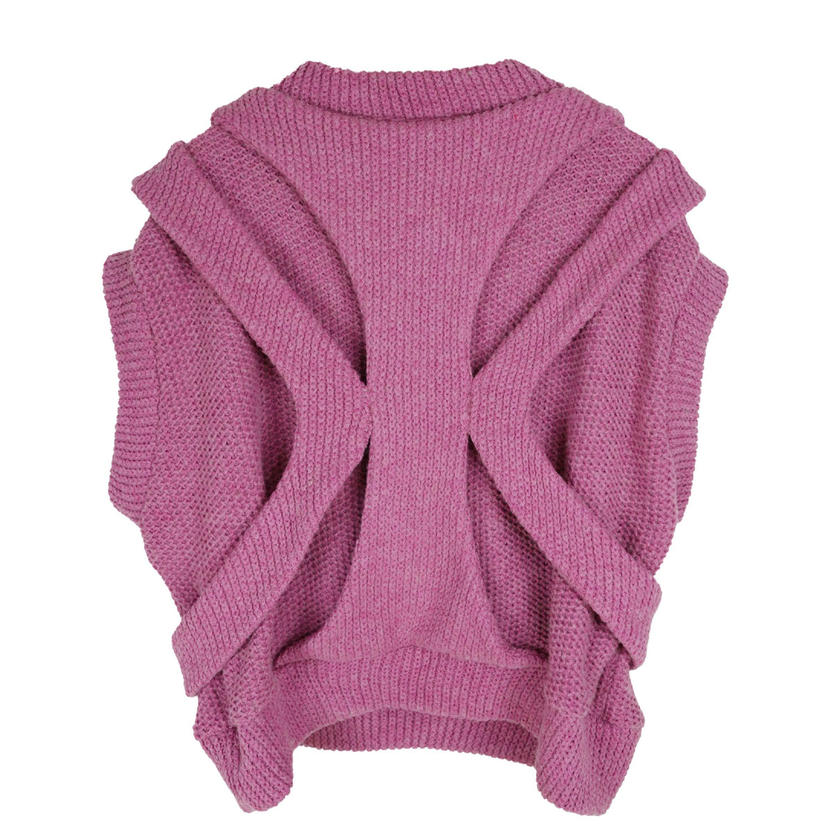 CLARA SON - Sleeveless Knit Sweater | Fushia , buy at DOORS NYC