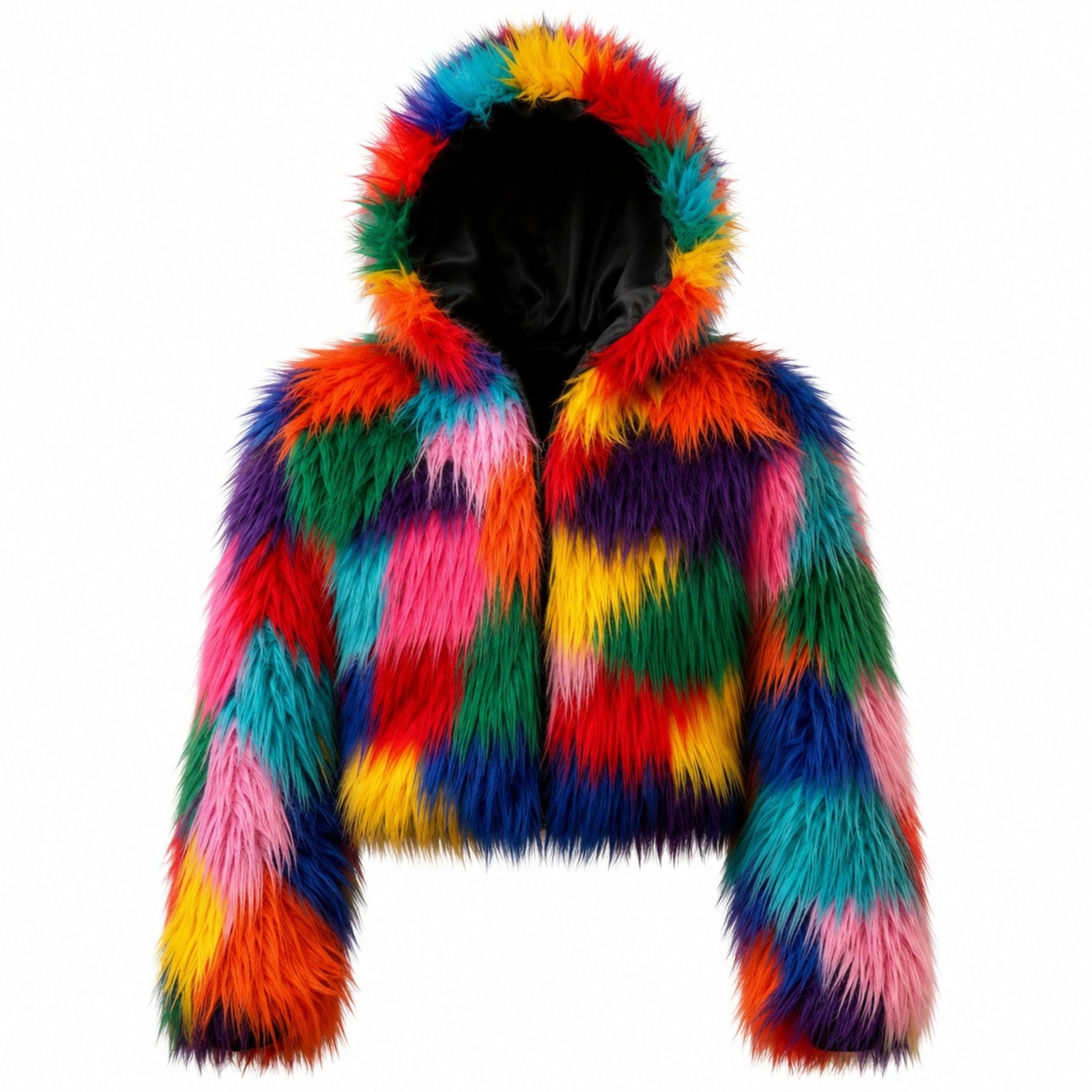 Cropped Hooded Jacket