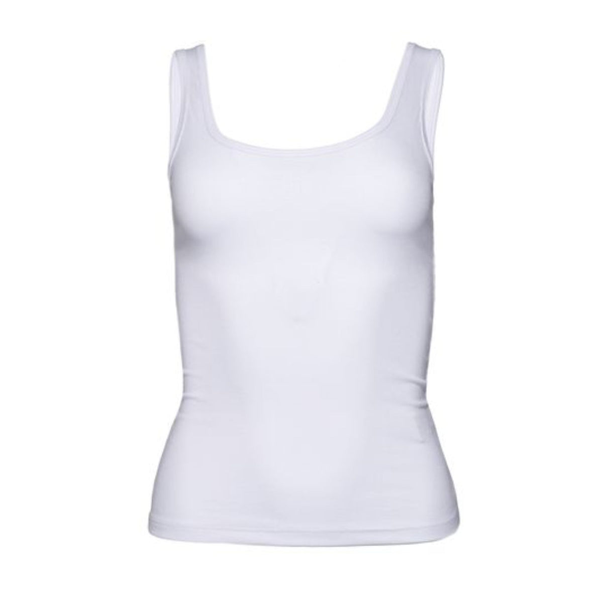 EARTH BODY - Clear Essential Tank | White  , buy at DOORS NYC