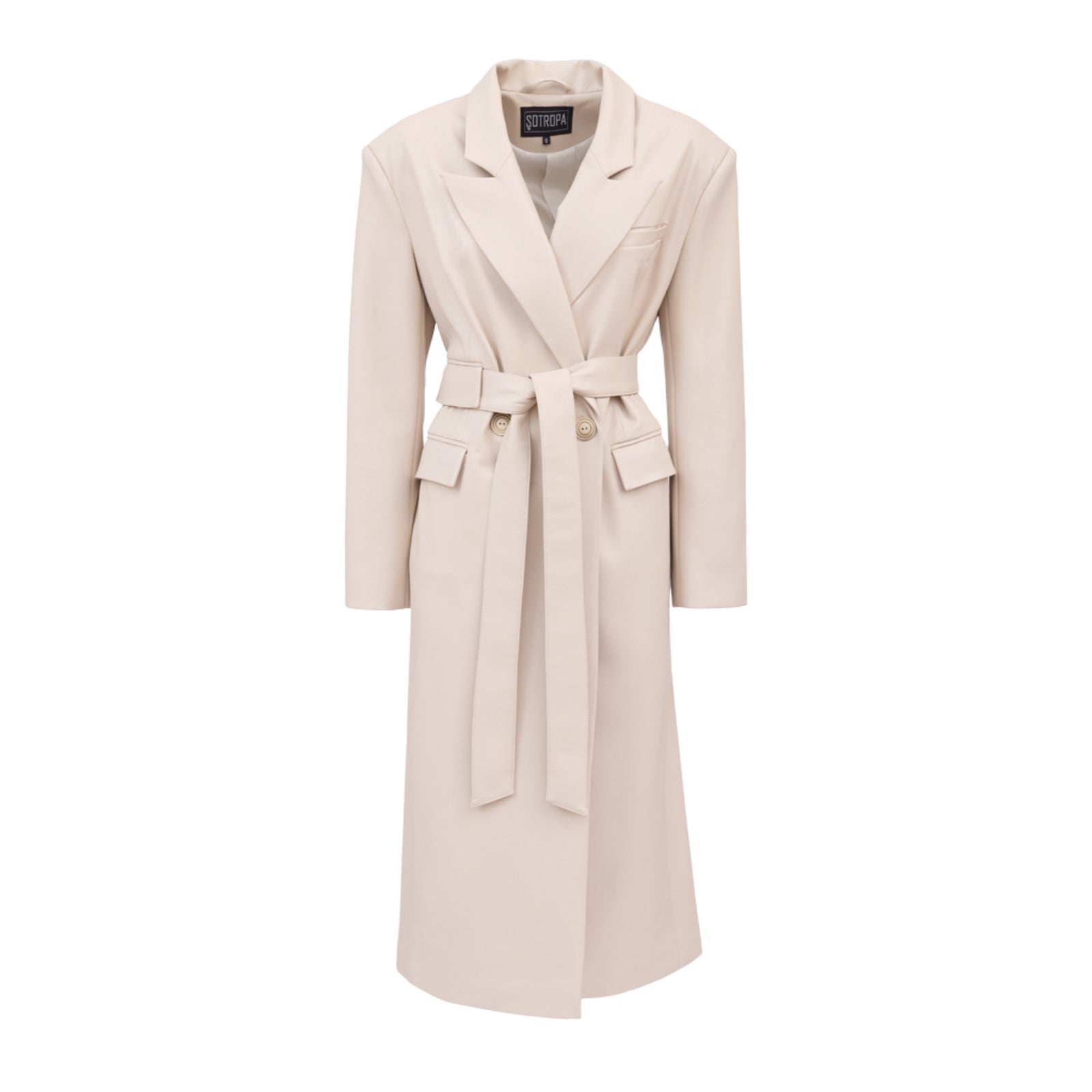 SOTROPA - Trench Eco Leather, buy at DOORS NYC