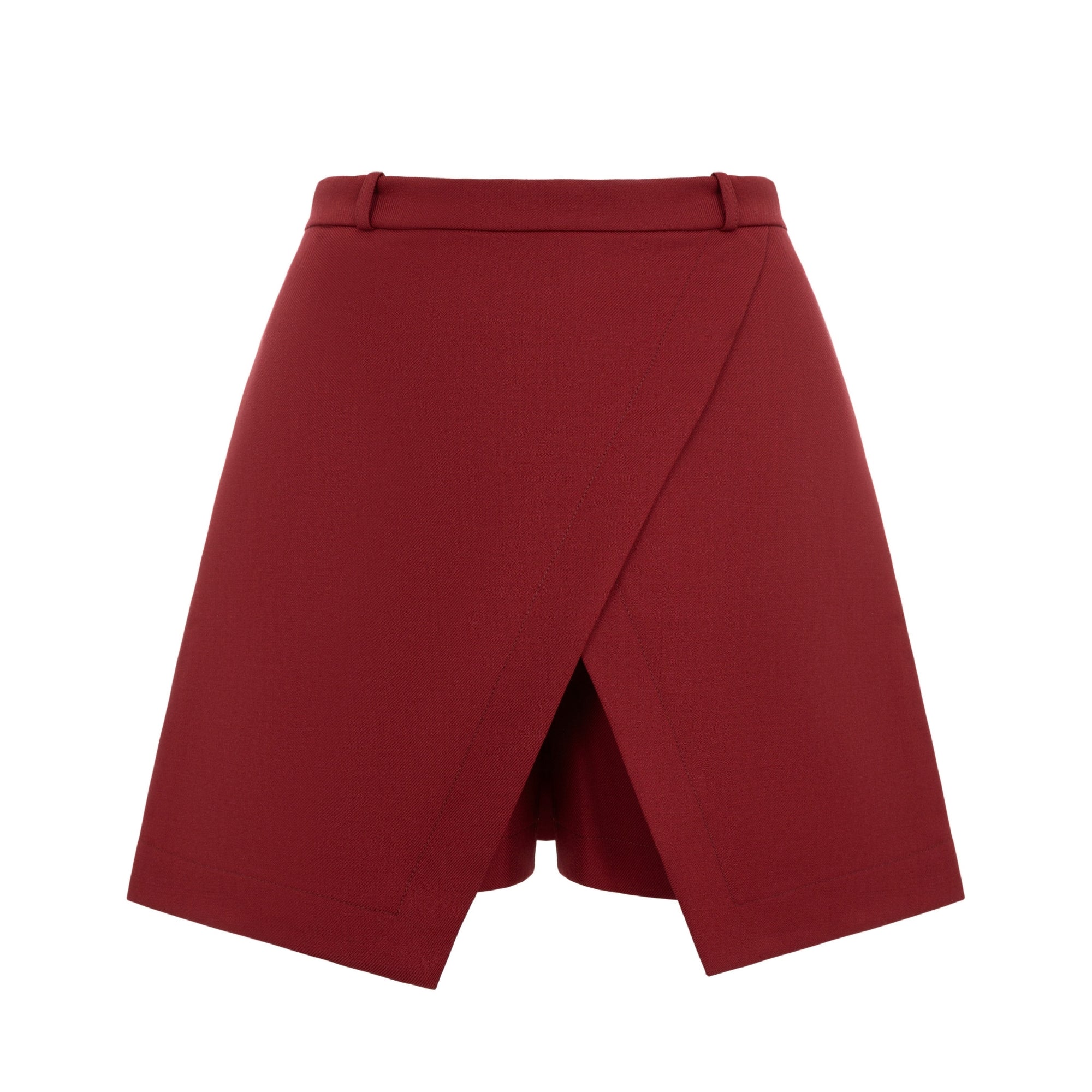 DAR ANN STUDIO - Burgundy AXIS Shorts, buy at DOORS NYC