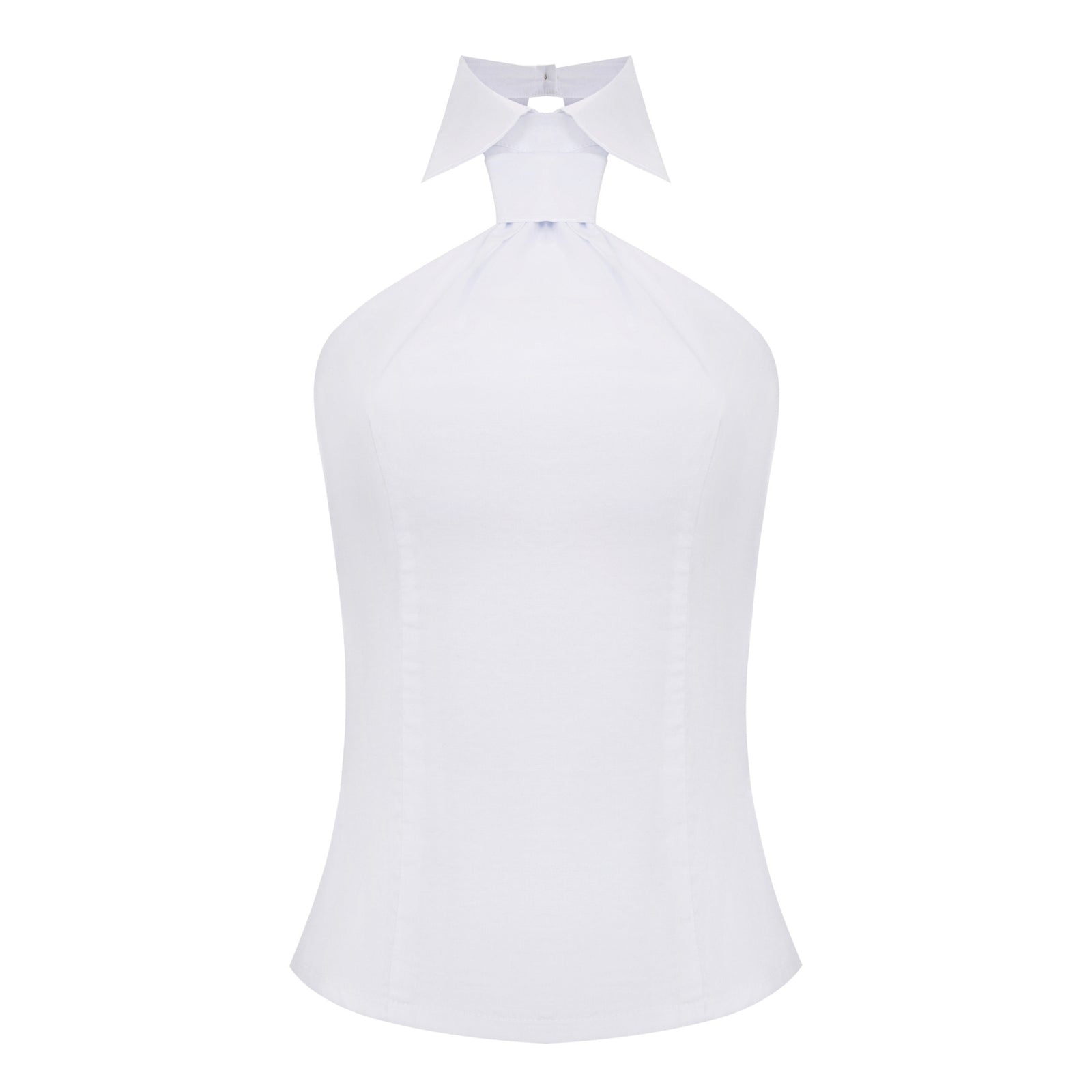 DAR ANN STUDIO - White TIE Top, buy at DOORS NYC