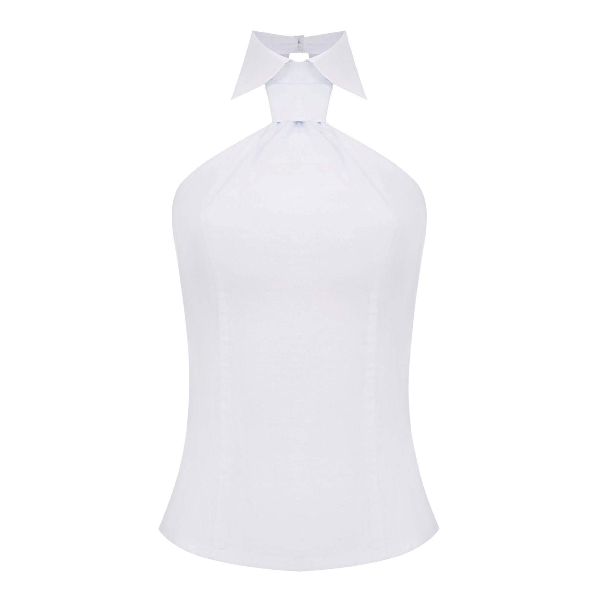DAR ANN STUDIO - White TIE Top, buy at DOORS NYC