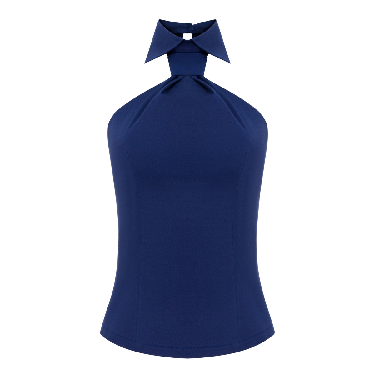 DAR ANN STUDIO - Blue TIE Top, buy at DOORS NYC