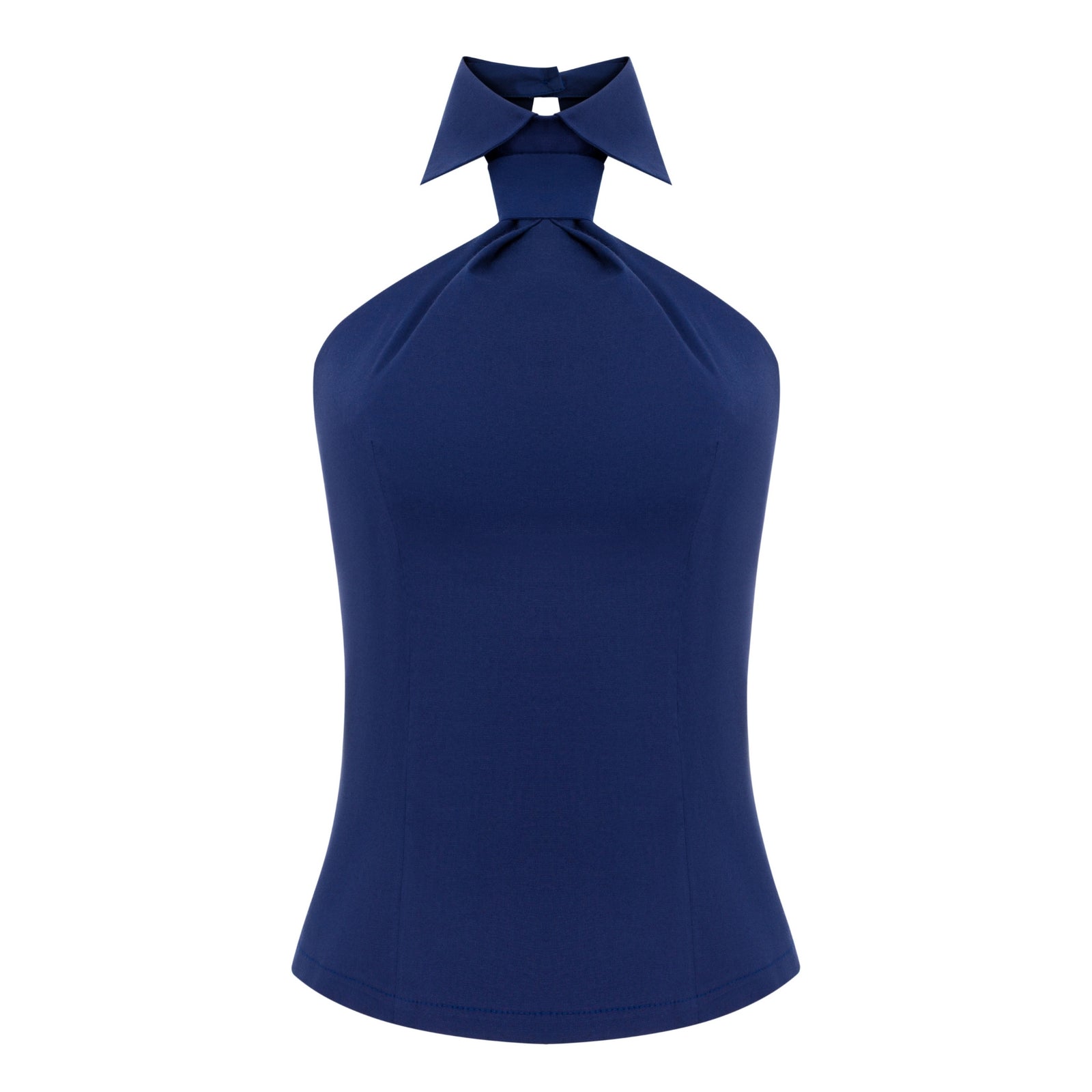 DAR ANN STUDIO - Blue TIE Top, buy at DOORS NYC