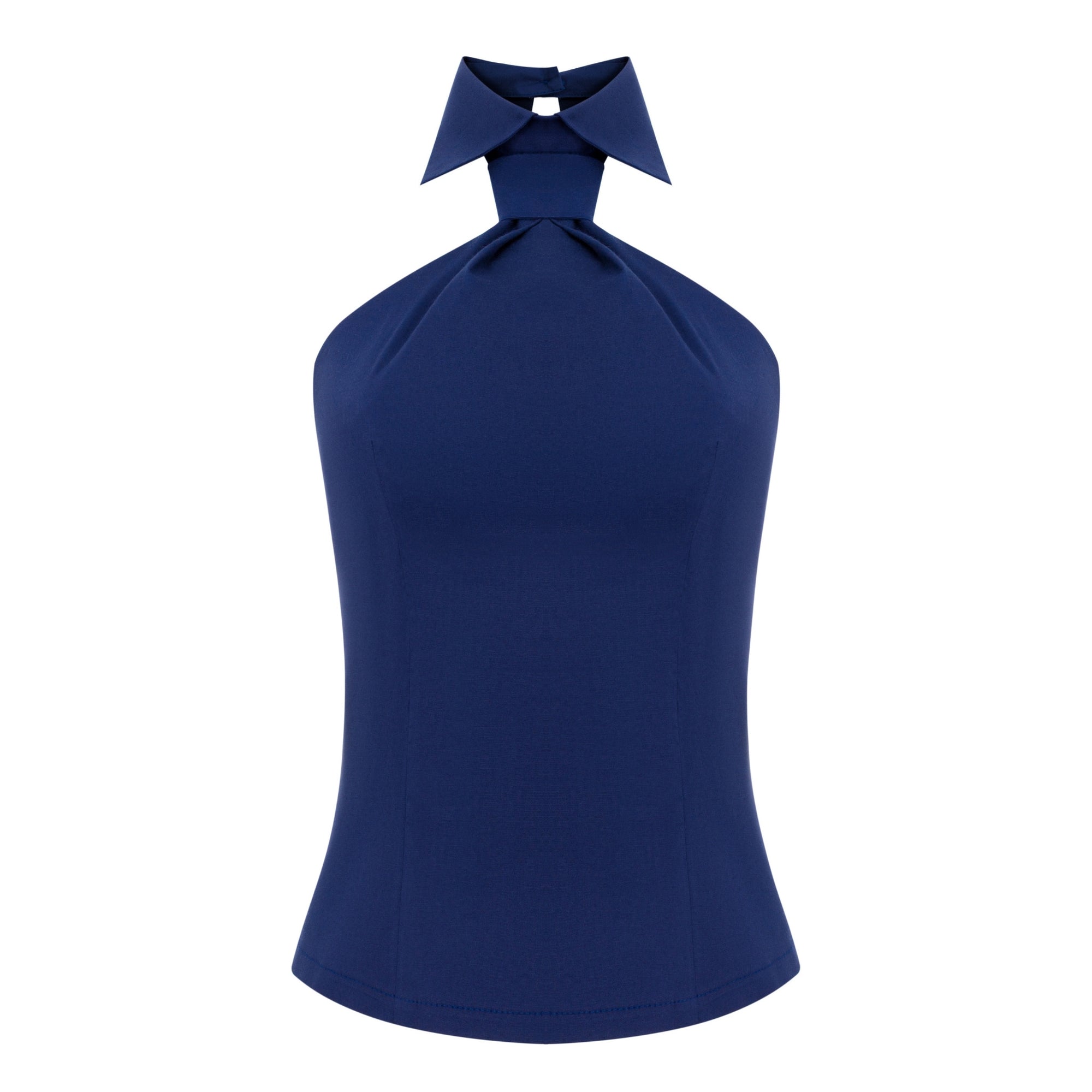 DAR ANN STUDIO - Blue TIE Top, buy at DOORS NYC