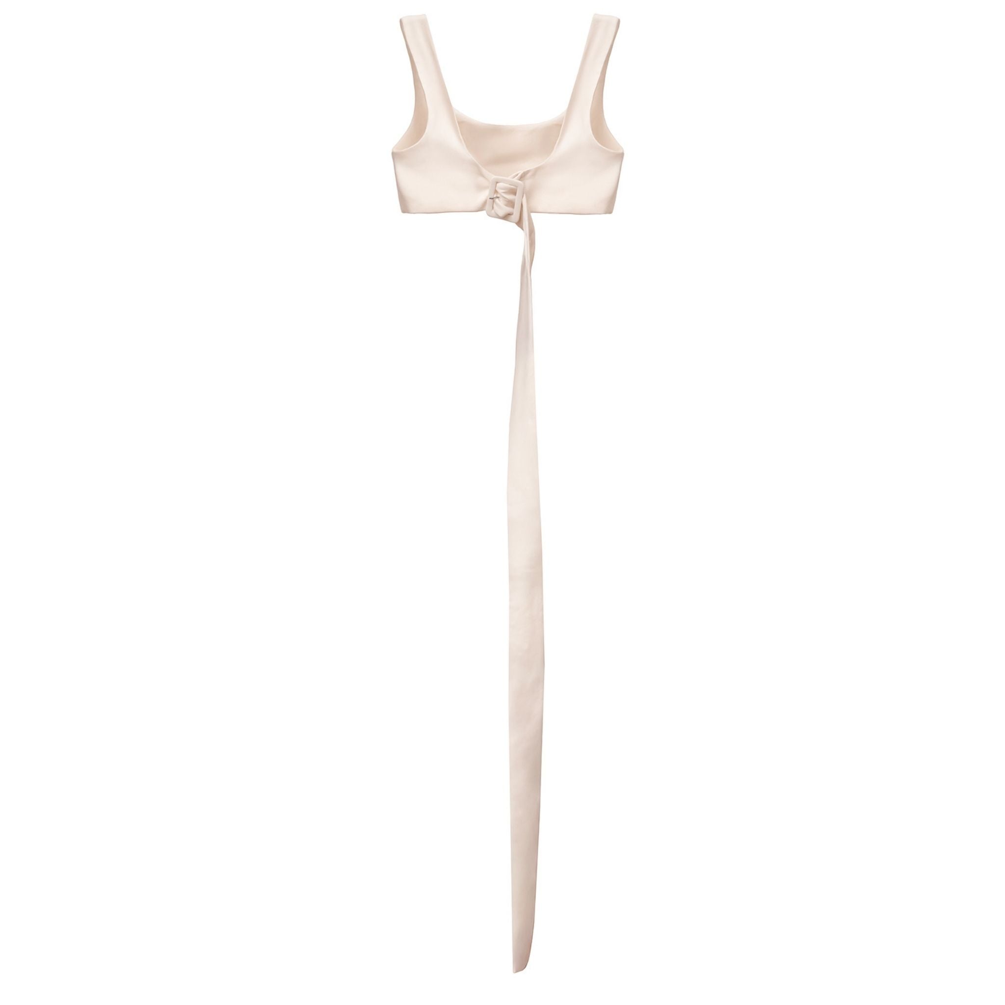 Ivory Buckle Crop Top