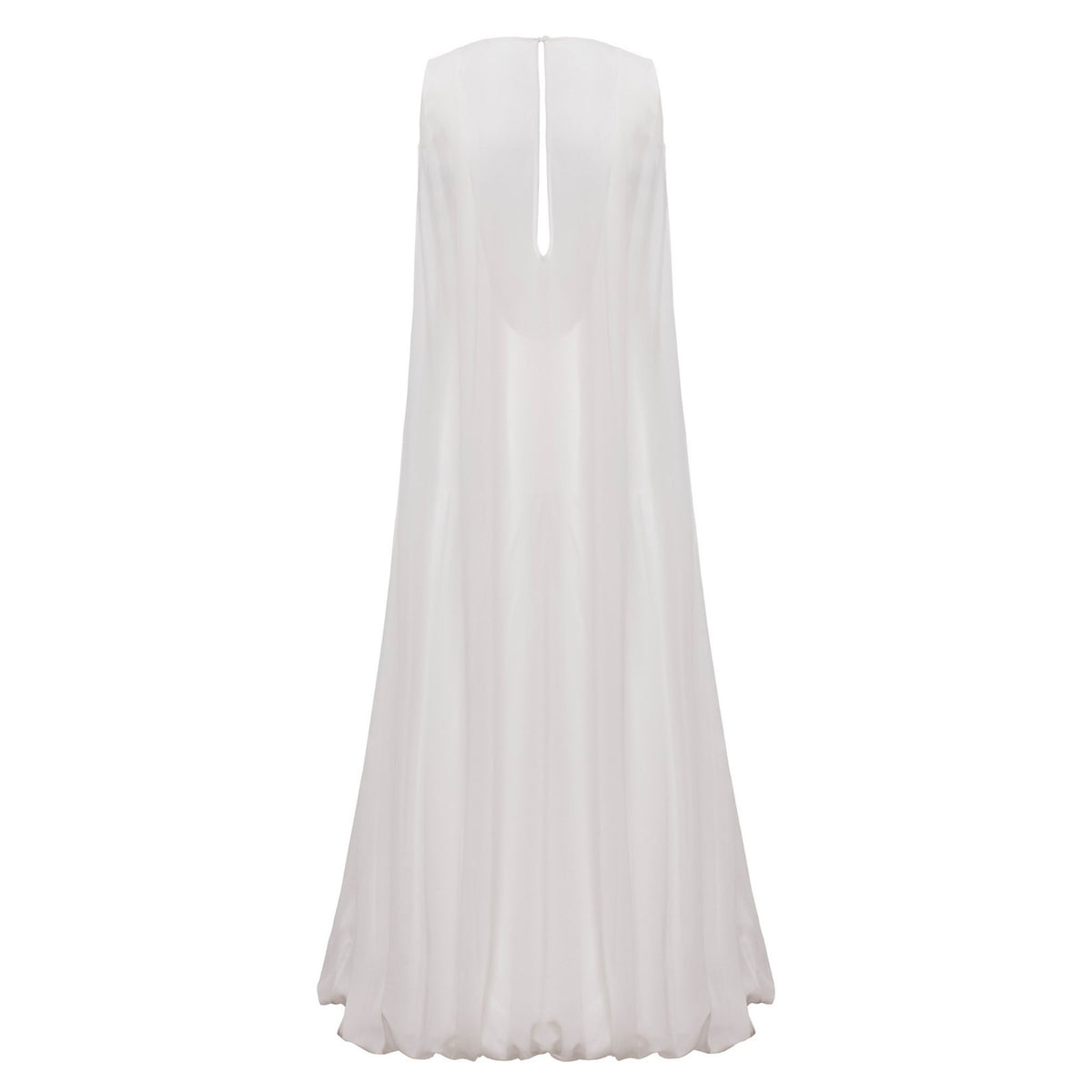 Off-White Cape Cloud Midi Dress