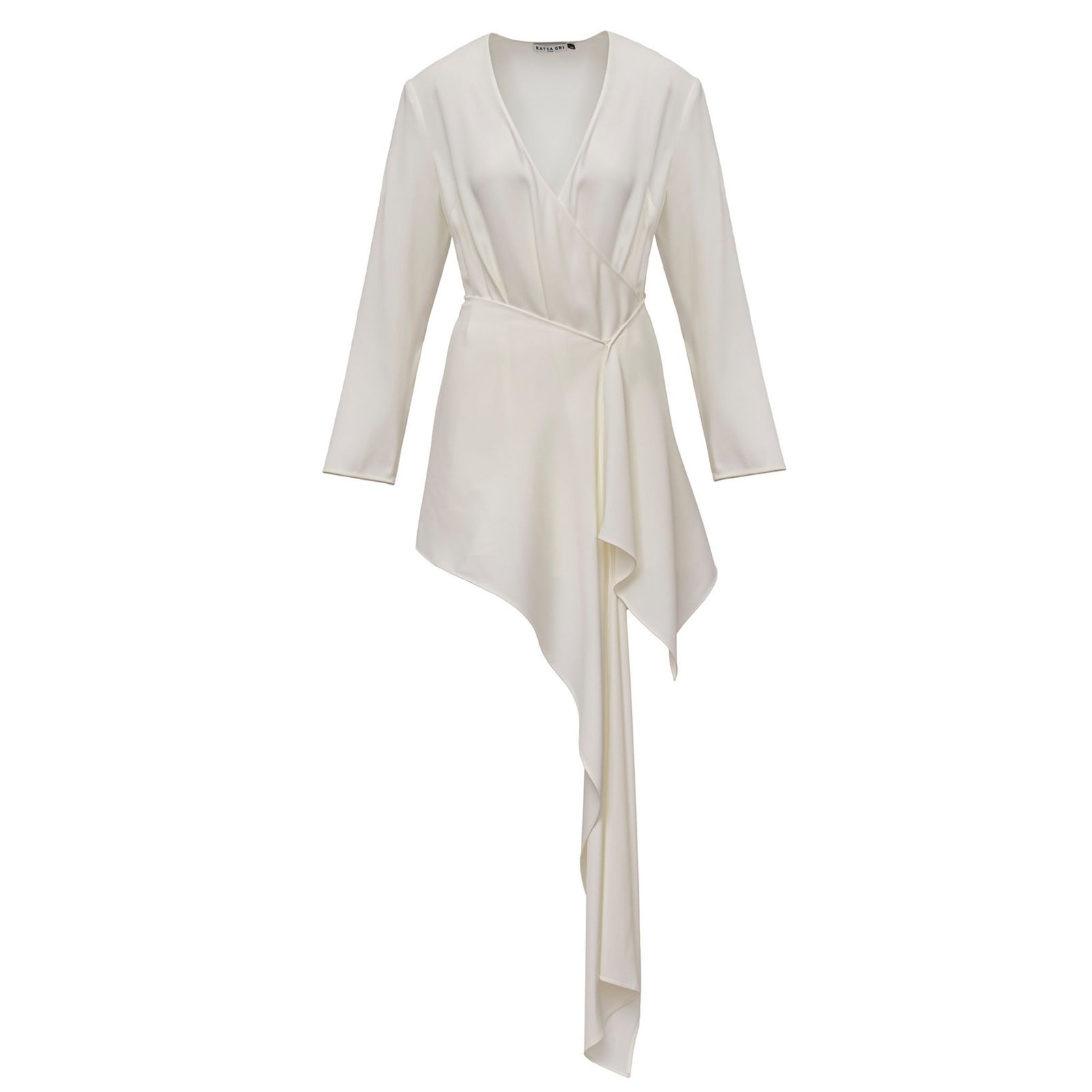 Milk Scarf Detailed Mini Dress