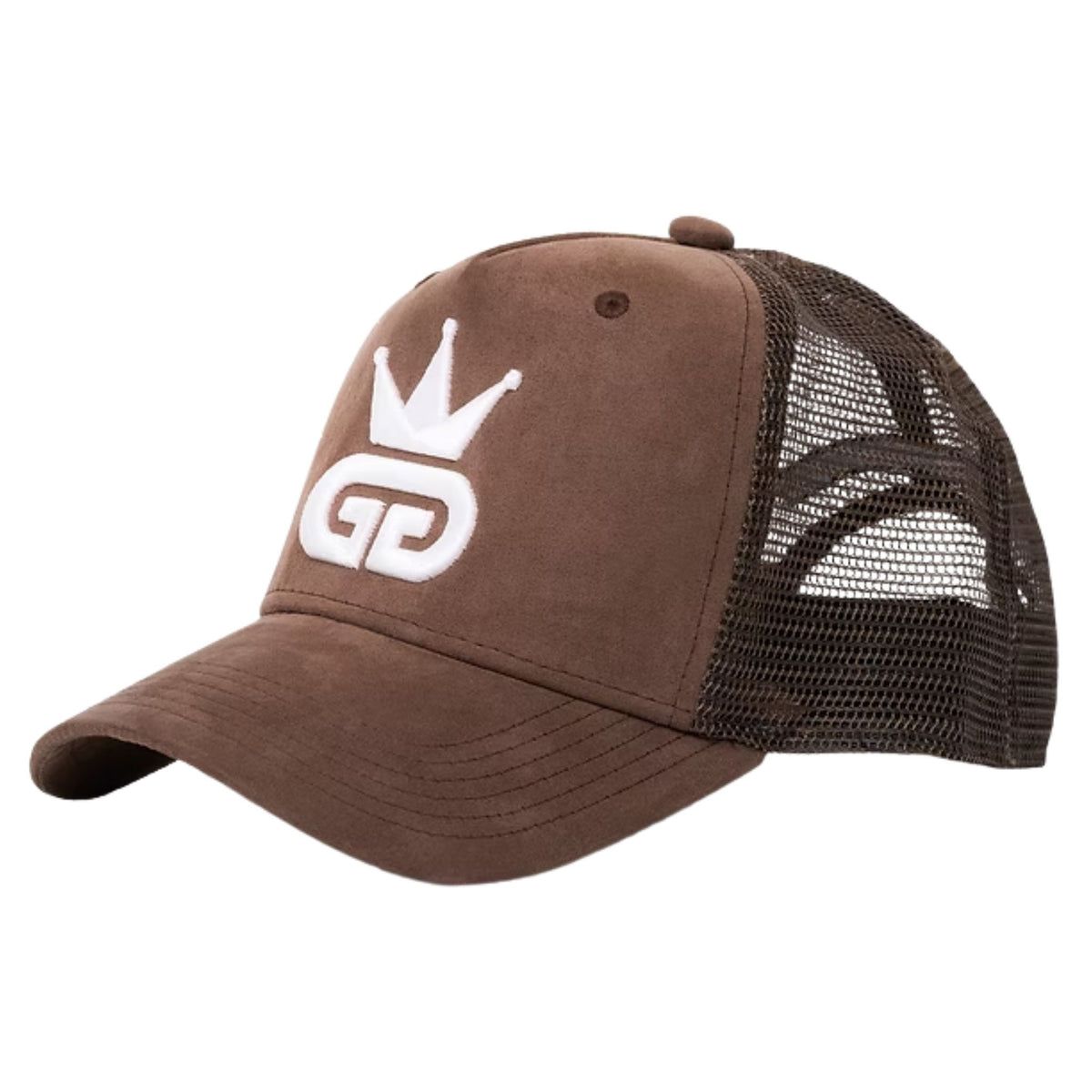 Caramel Brown Suede Mesh Hat