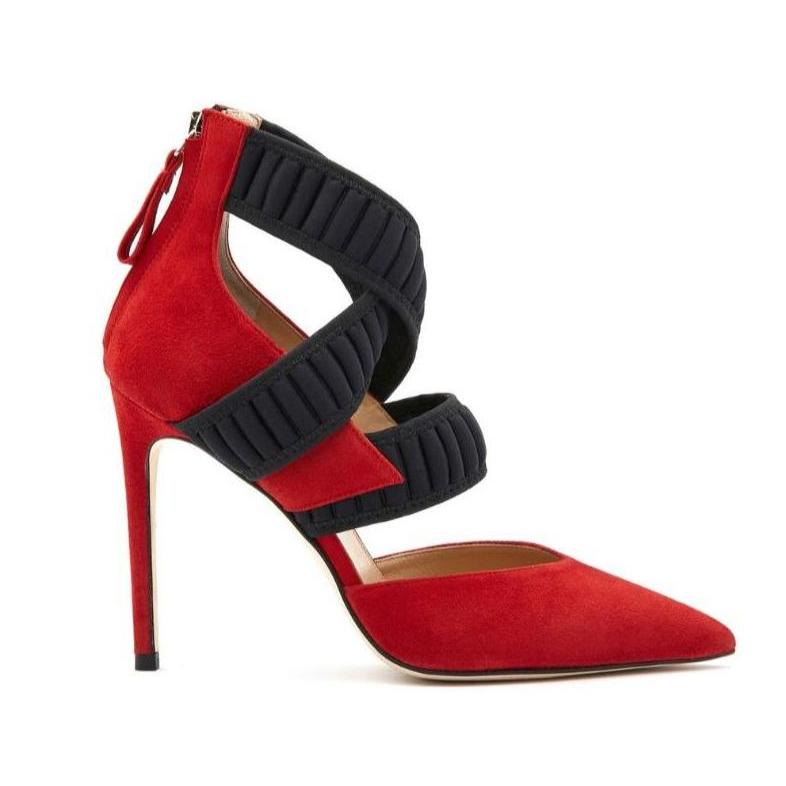 BENEDETTA BOROLI - Sforza Red Pumps PR Sample at DOORS NYC PR showroom