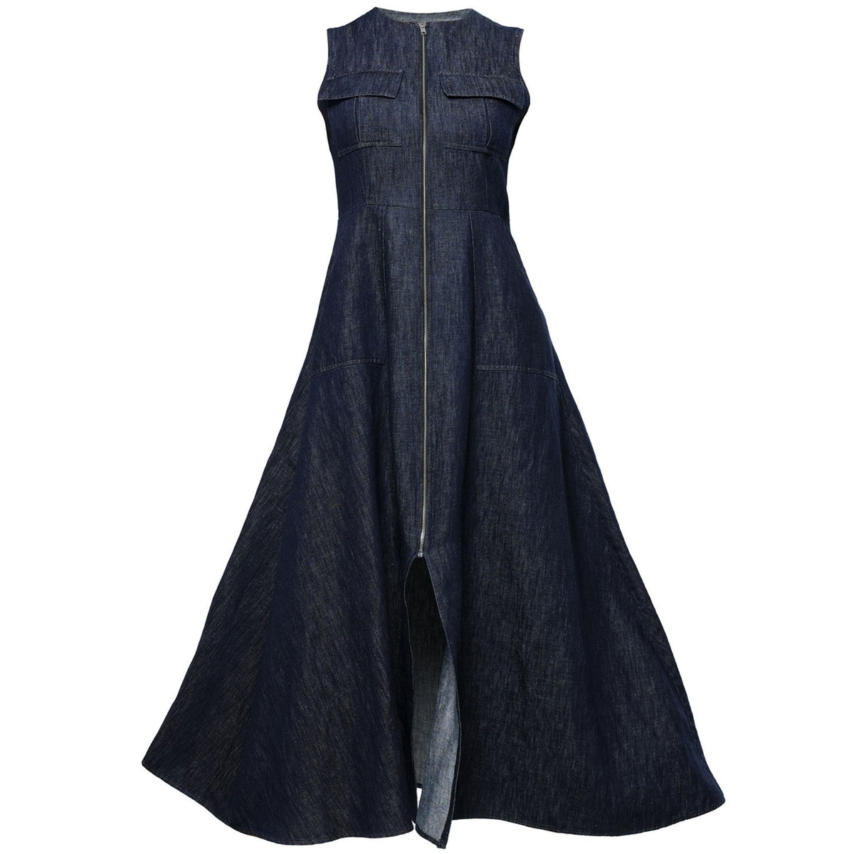 Denim Maxi Dress | PR Sample
