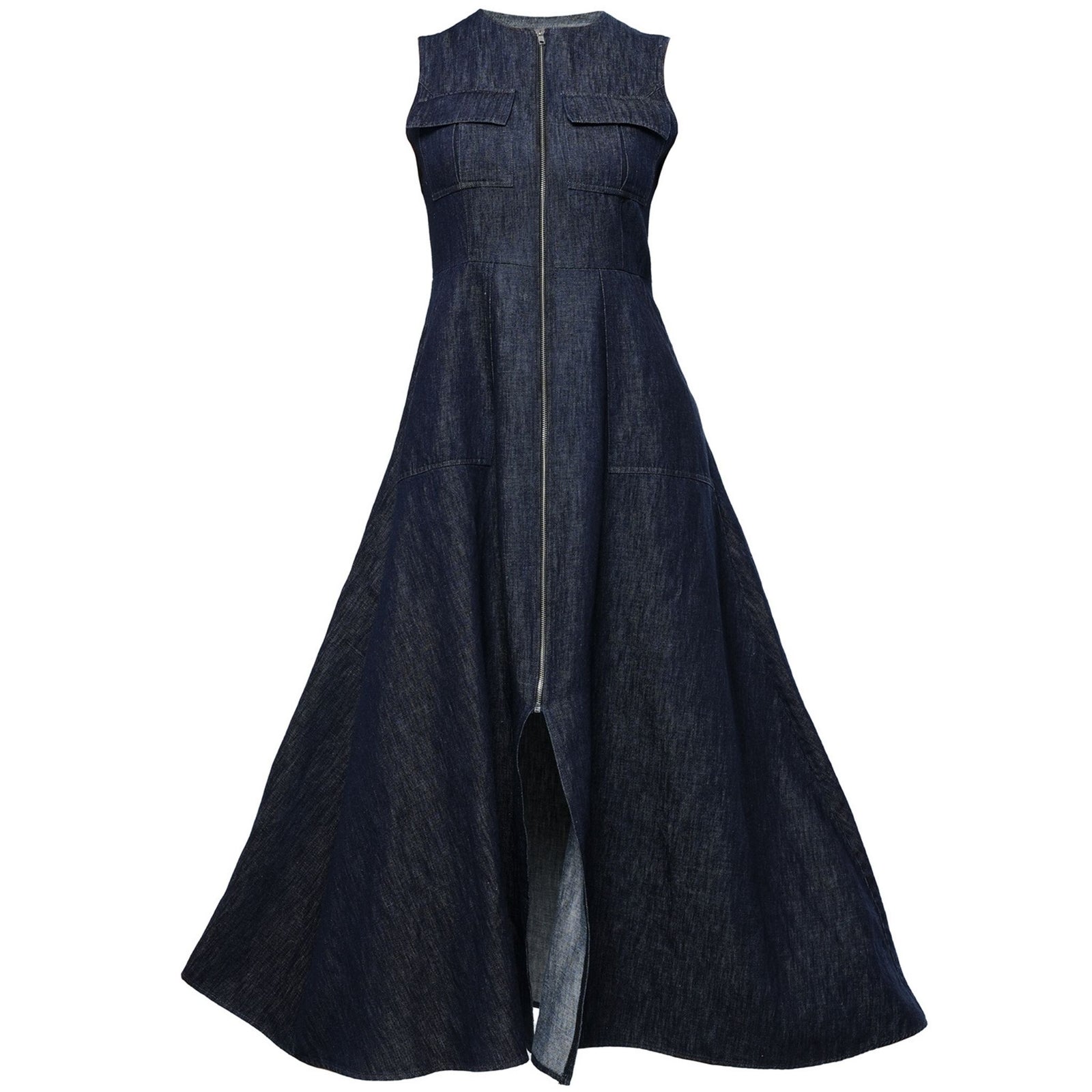 Denim Maxi Dress | PR Sample