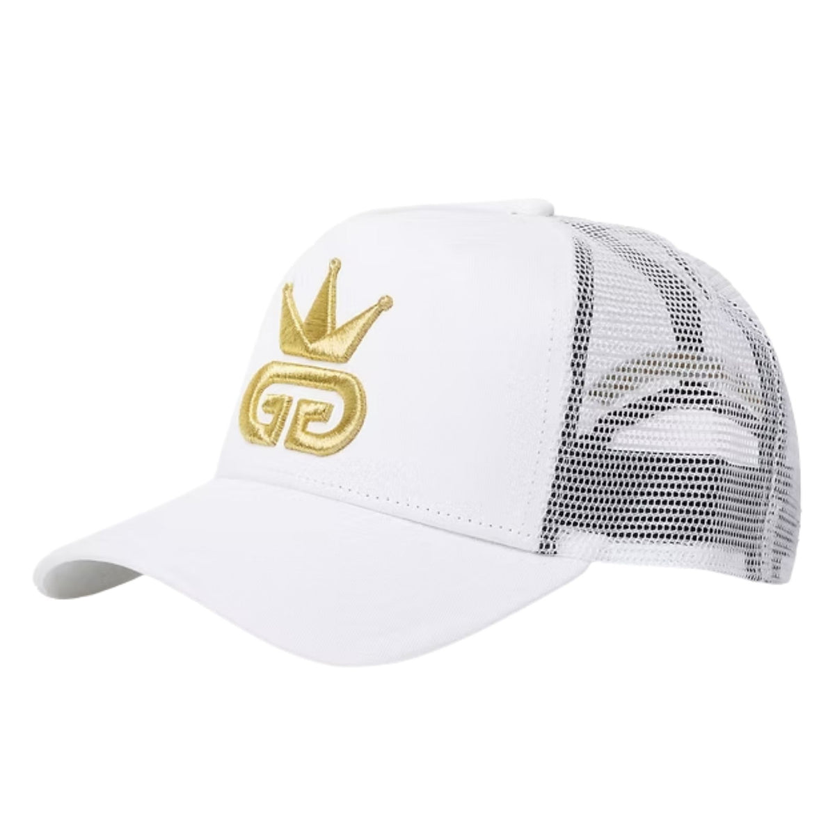 White Cotton Mesh Hat