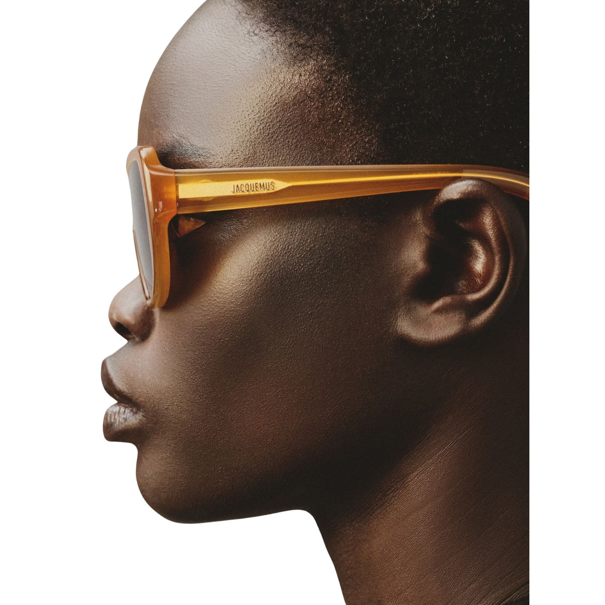 Shield Frame Sunglasses | Caramel