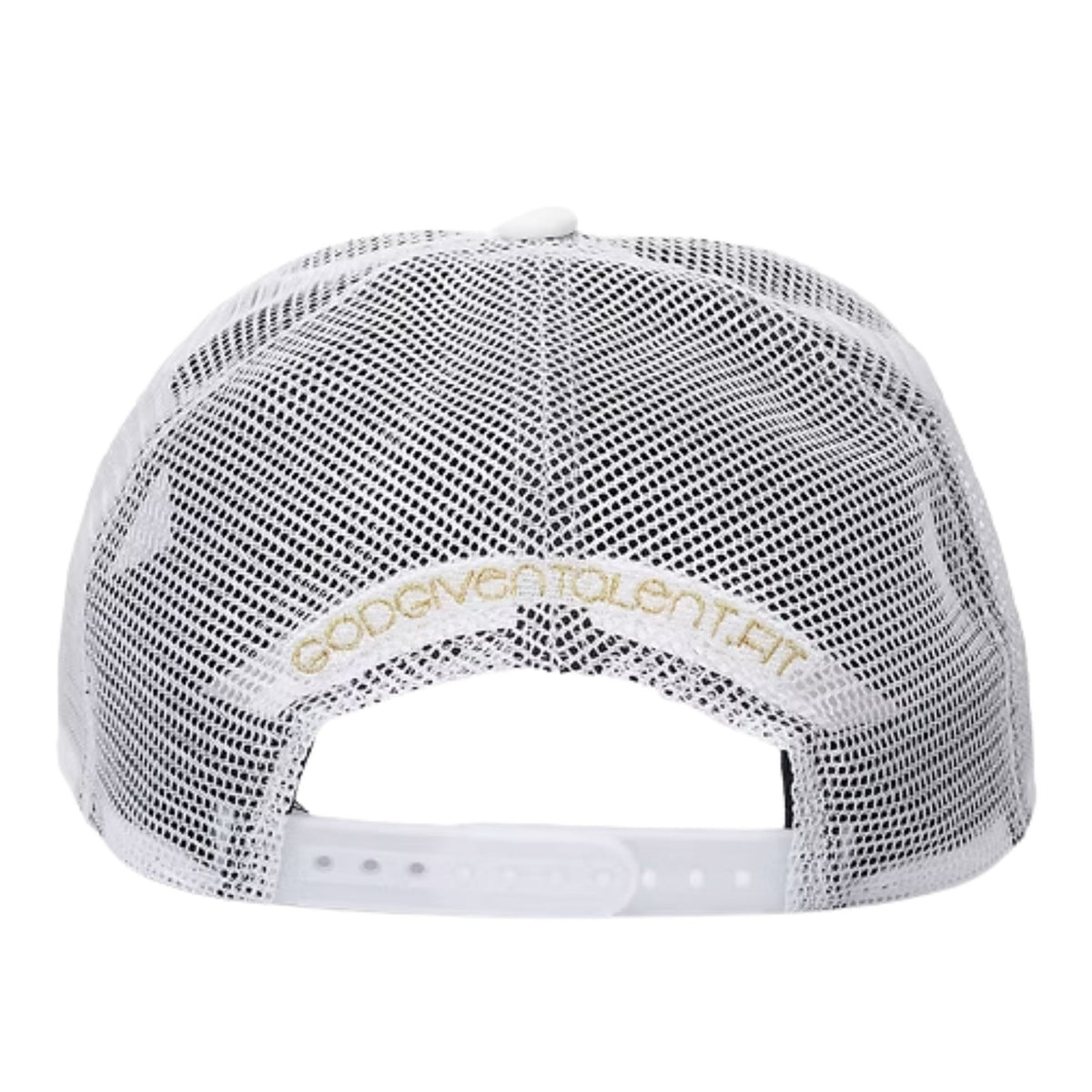 White Cotton Mesh Hat