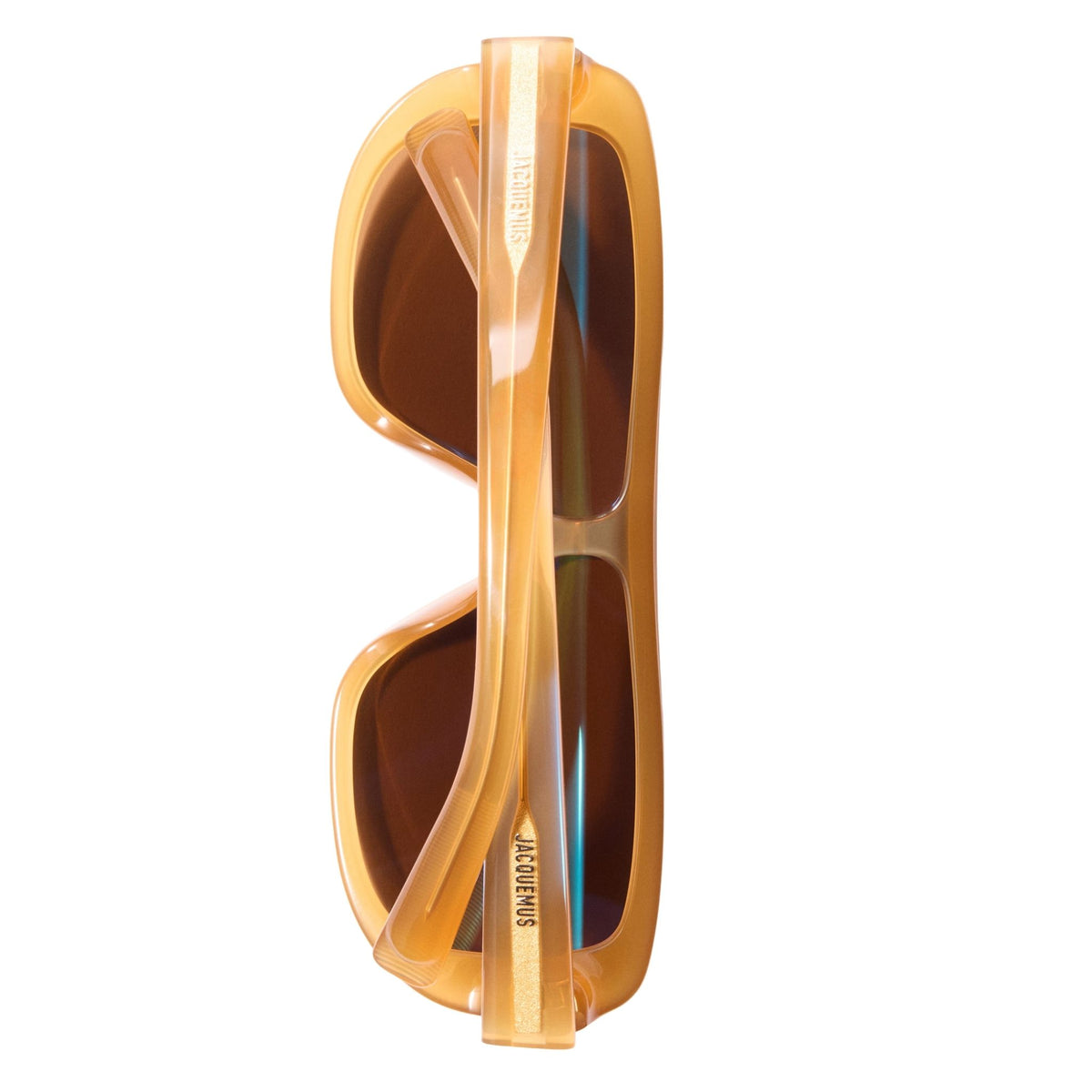 Shield Frame Sunglasses | Caramel