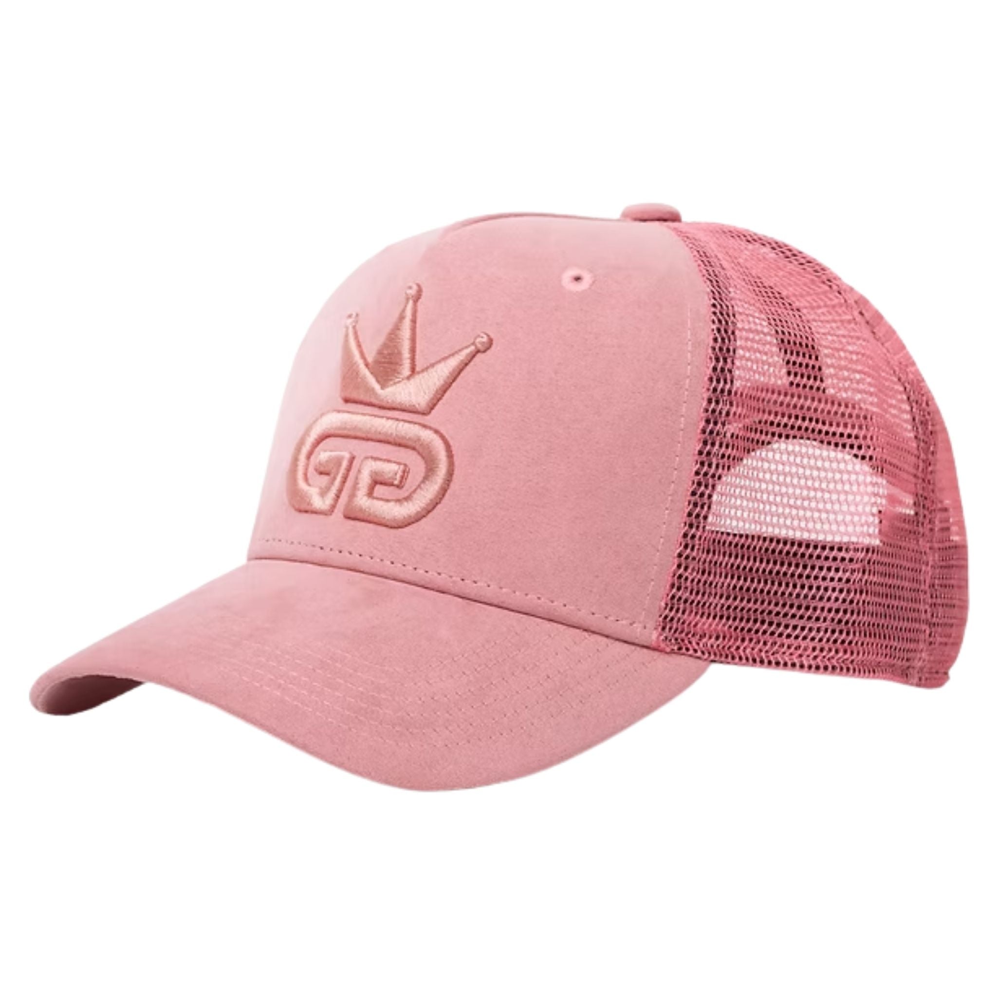 Pink Suede Mesh Hat