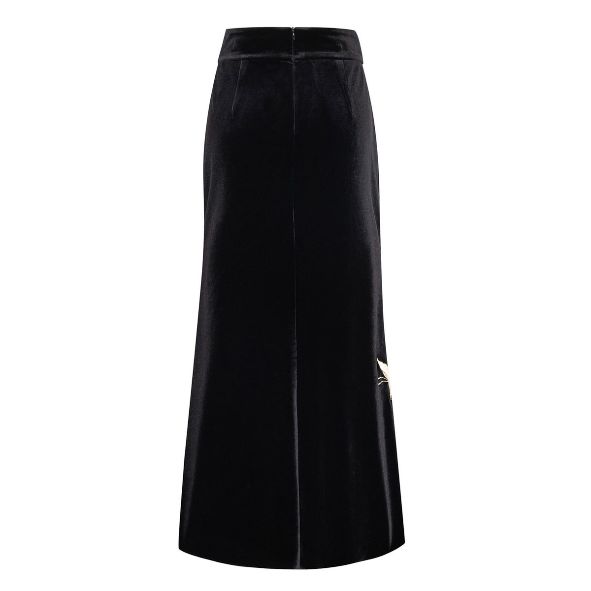 Black Golden-Butterfly Fishtail Skirt