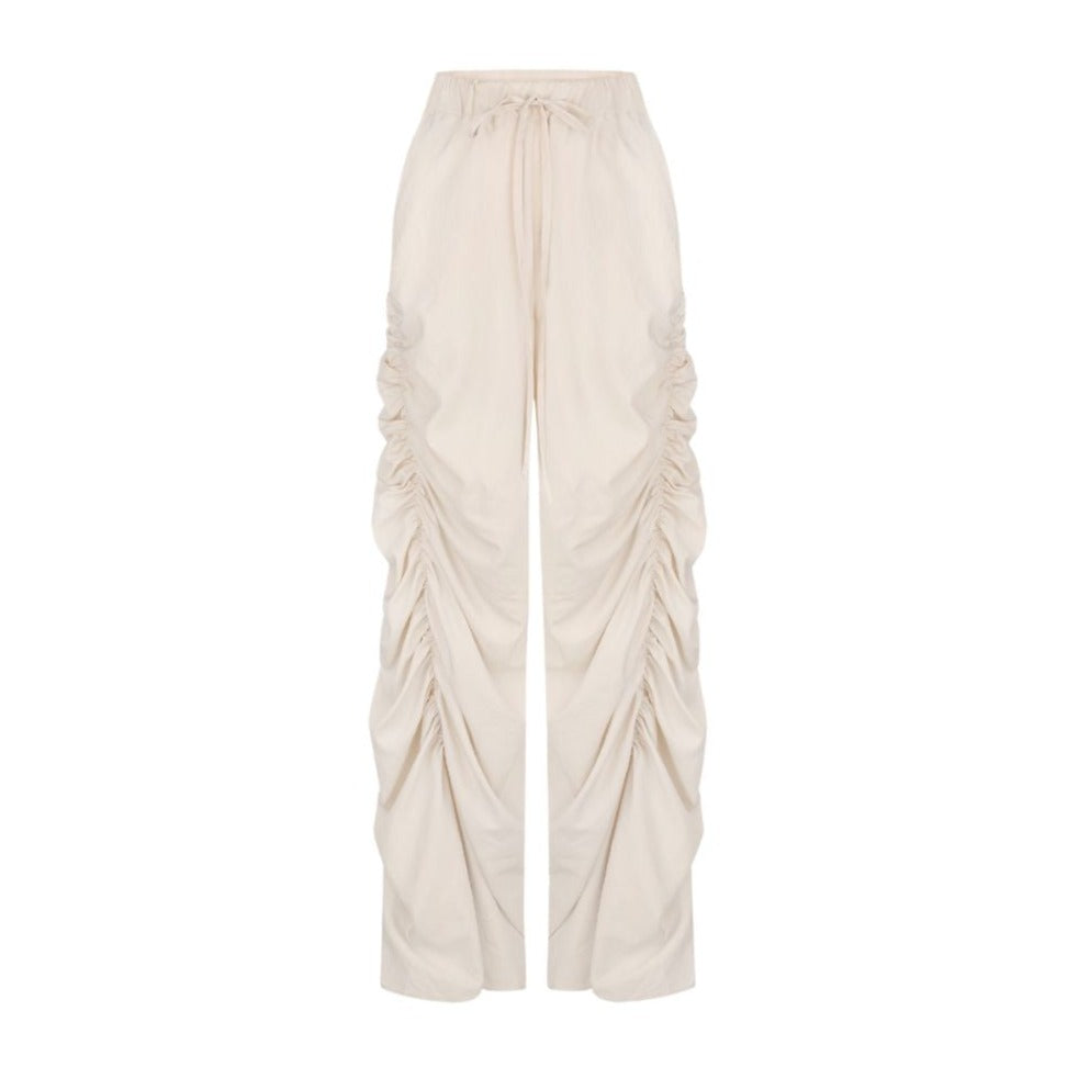 ALICE K - Ruched Wide Leg Trousers, buy at DOORS NYC