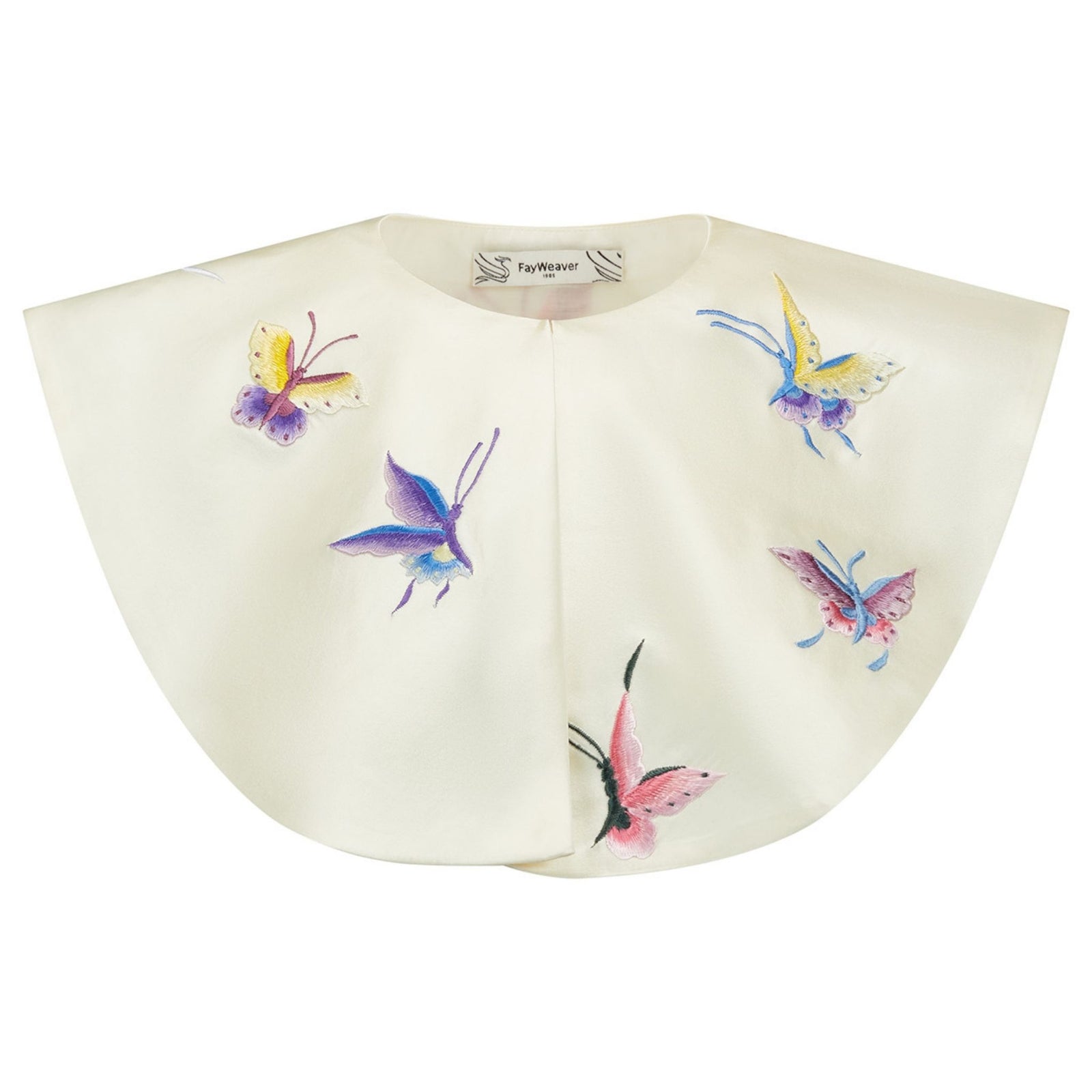 Cream Butterfly Shoulder Adornment