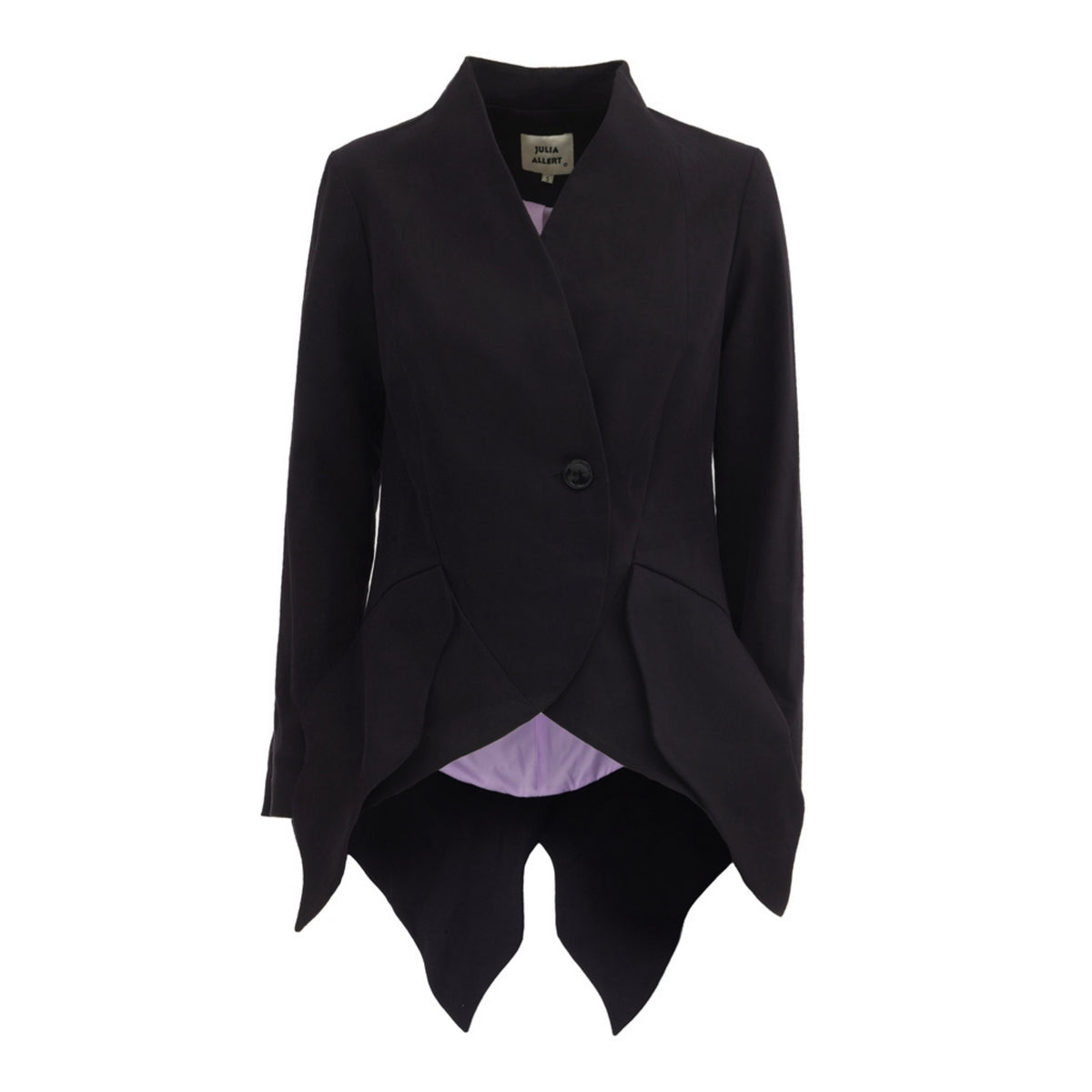 JULIA ALLERT - Blazer With Curved Hem | Black, buy at DOORS NYC