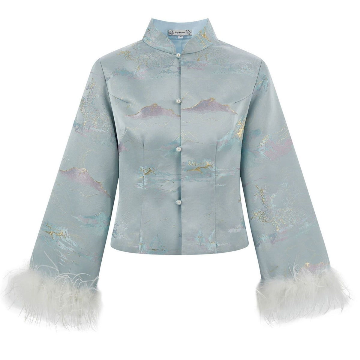 Baby Blue Landscape Jacket