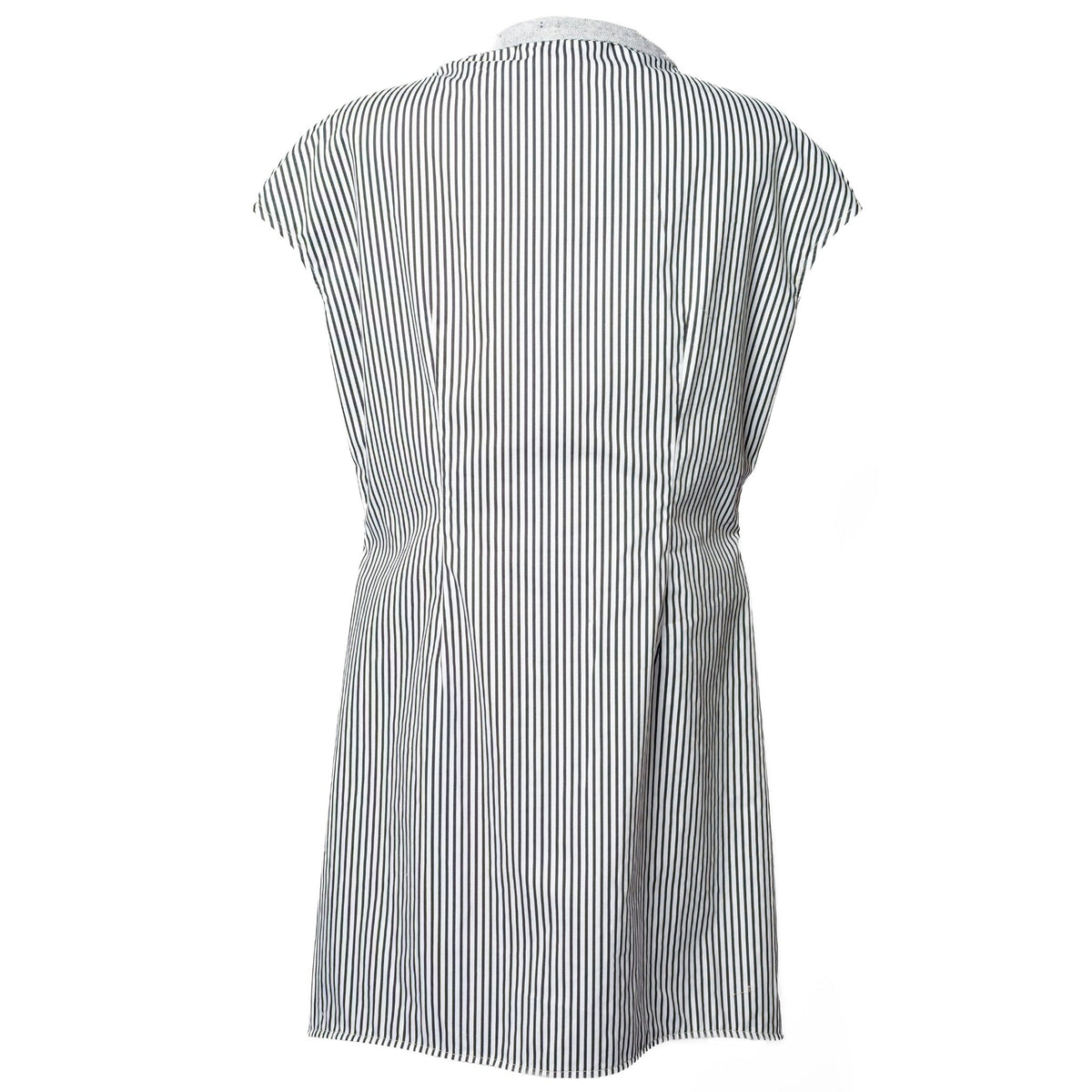 OTKUTYR - Reversible Grey Wool Vest with Striped Cotton Back, buy at DOORS NYC