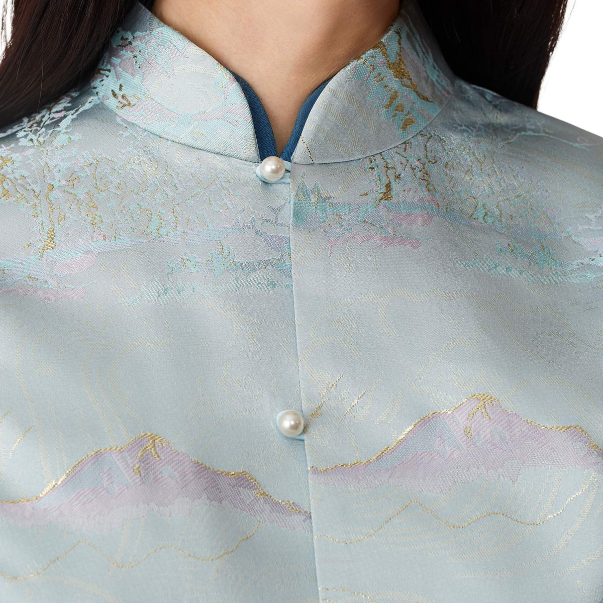 Baby Blue Landscape Jacket