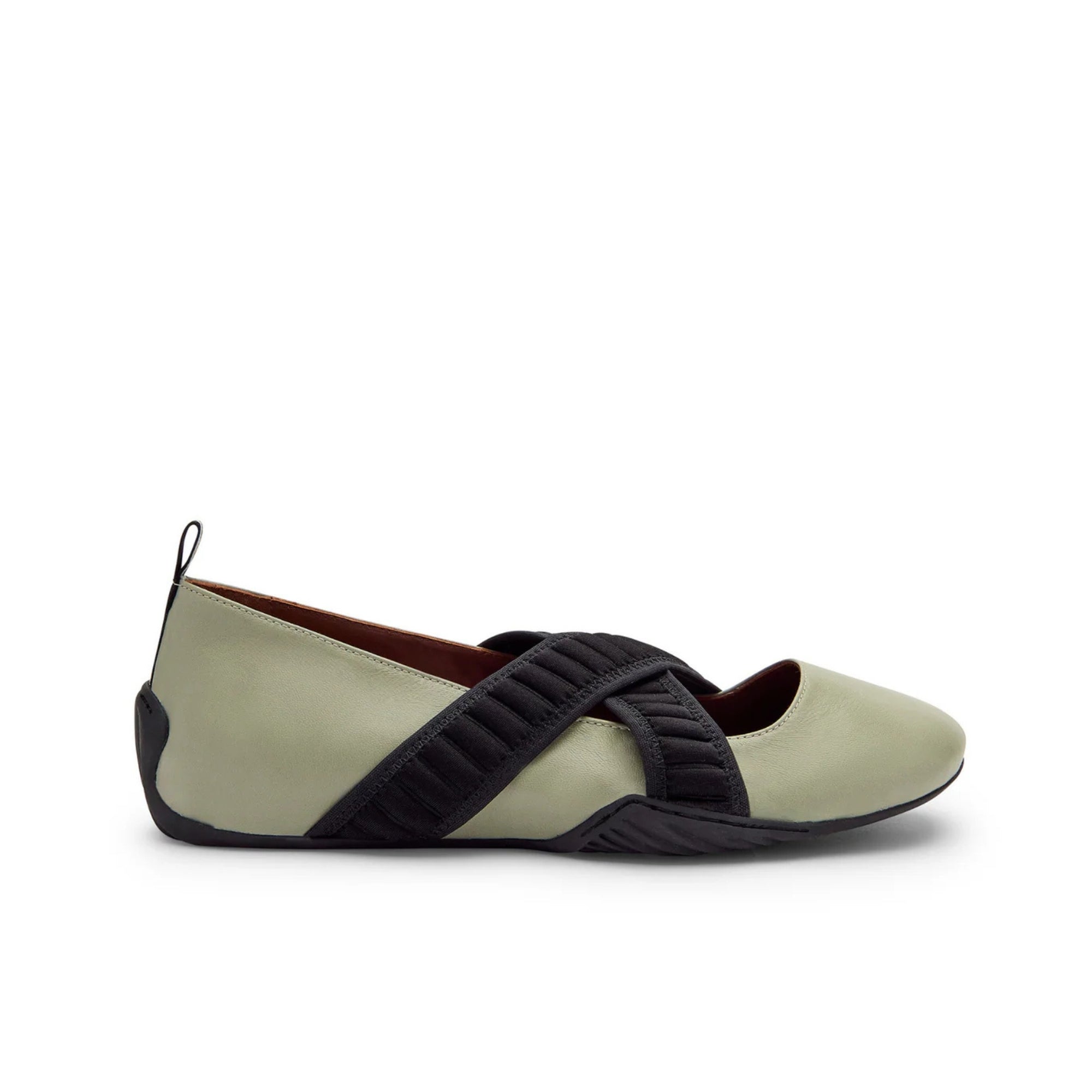 BENEDETTA BOROLI - Sneakerina Bianca Sage, buy at DOORS NYC