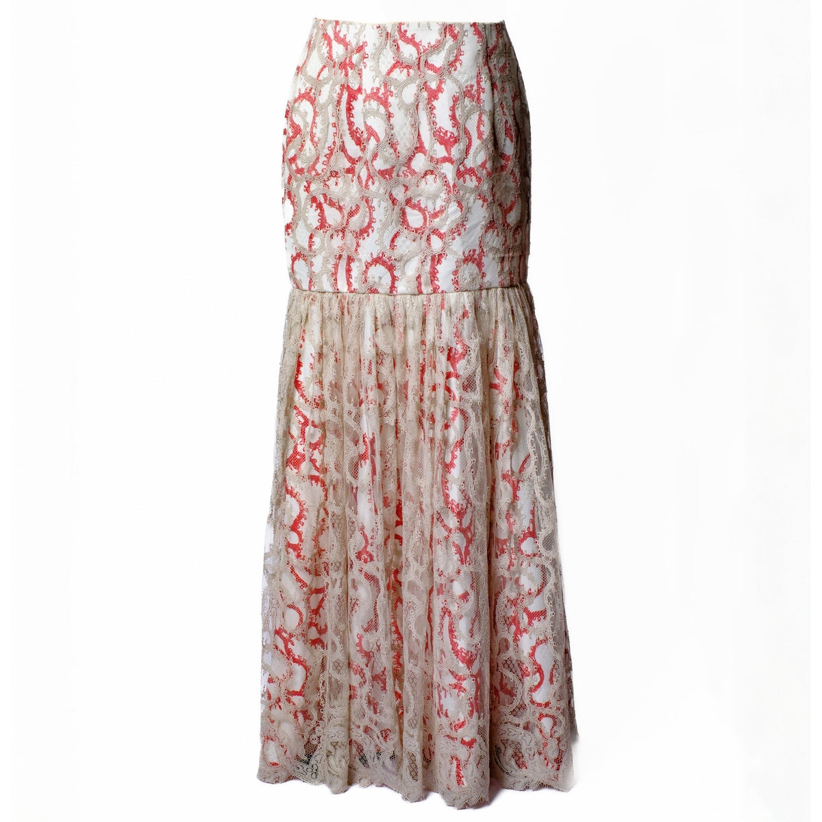 OTKUTYR - High-Waist Lace Skirt with Flared Hem, buy at DOORS NYC