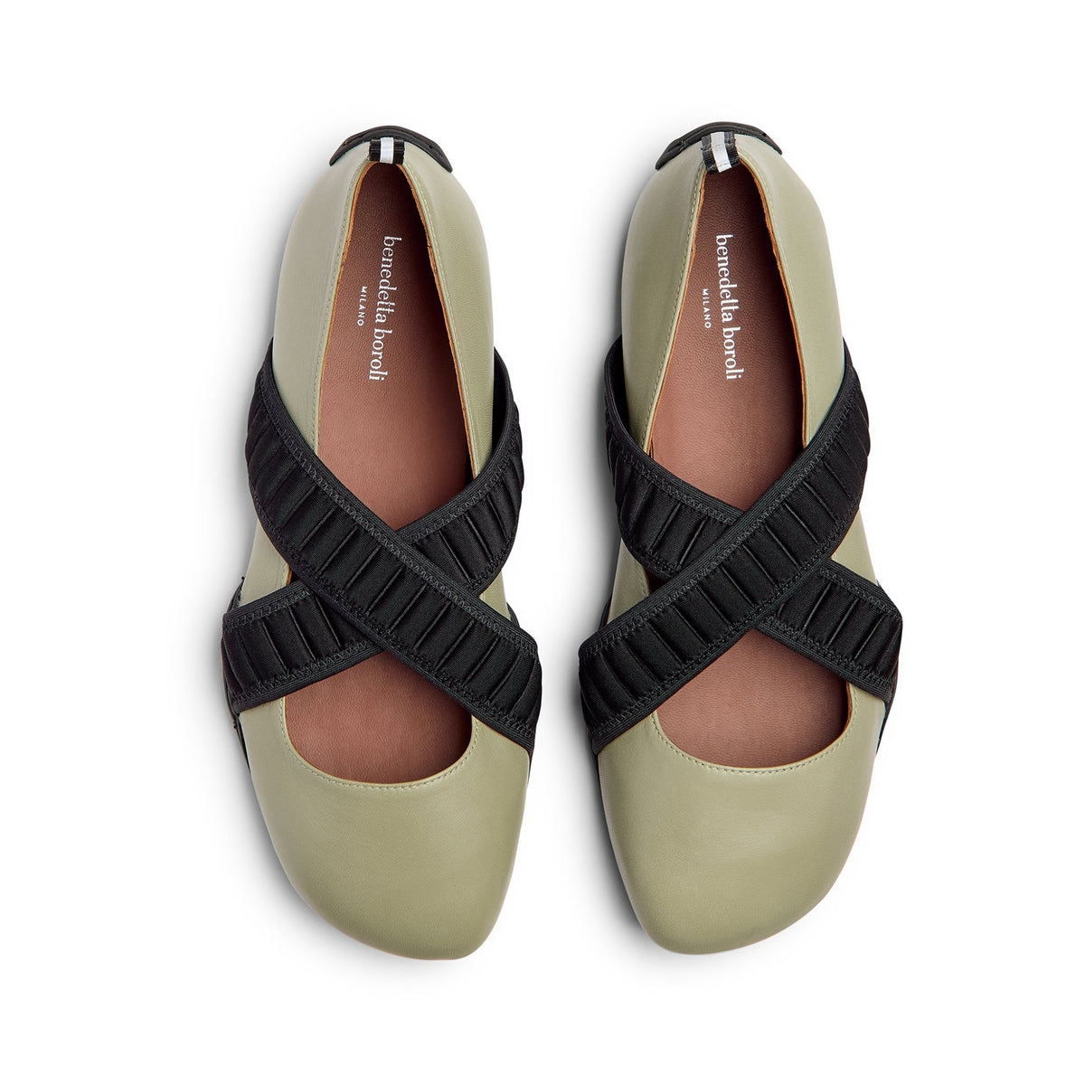 BENEDETTA BOROLI - Sneakerina Bianca Sage, buy at DOORS NYC