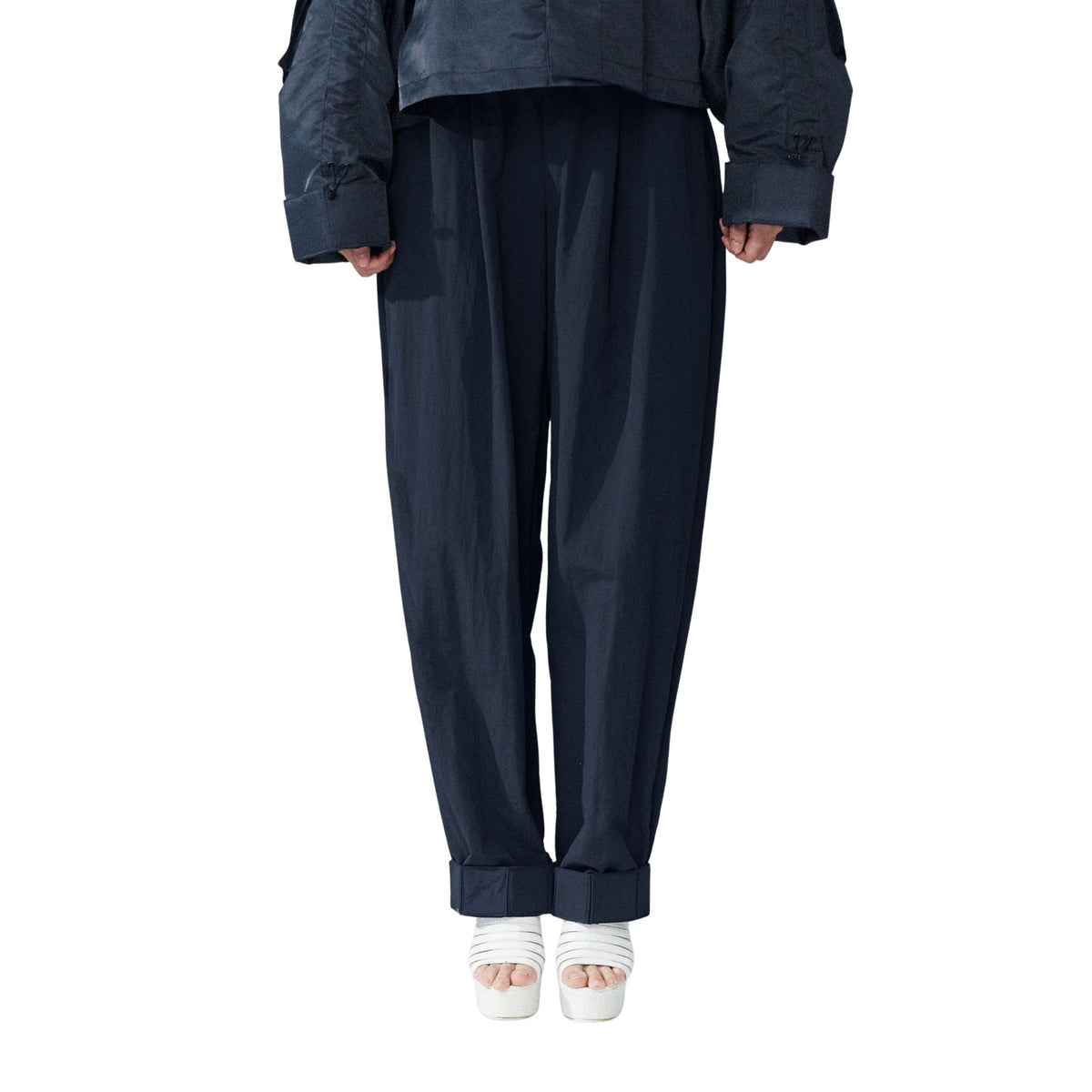 Oct-Prism Hem Balloon Pants