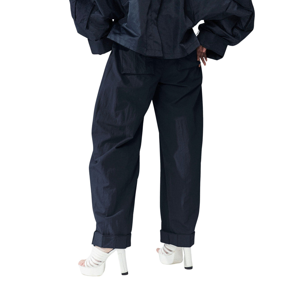 Oct-Prism Hem Balloon Pants