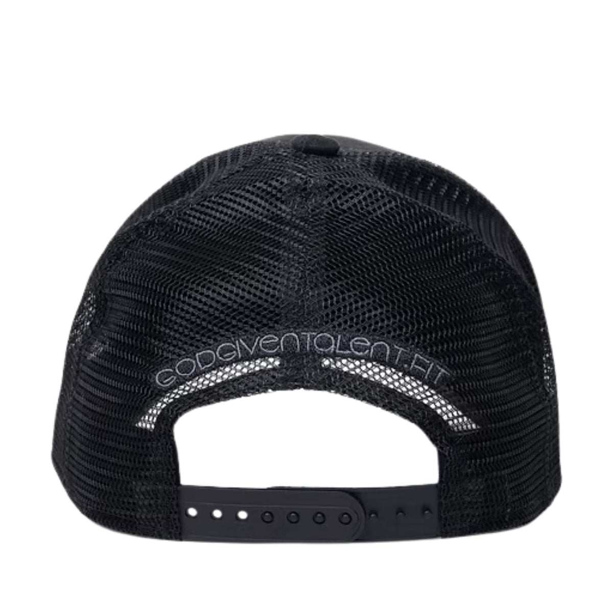 Black Suede Mesh Hat
