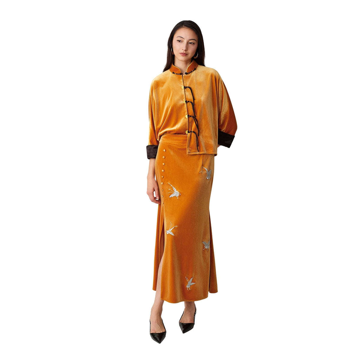 Orange Yuan-Bao Jacket