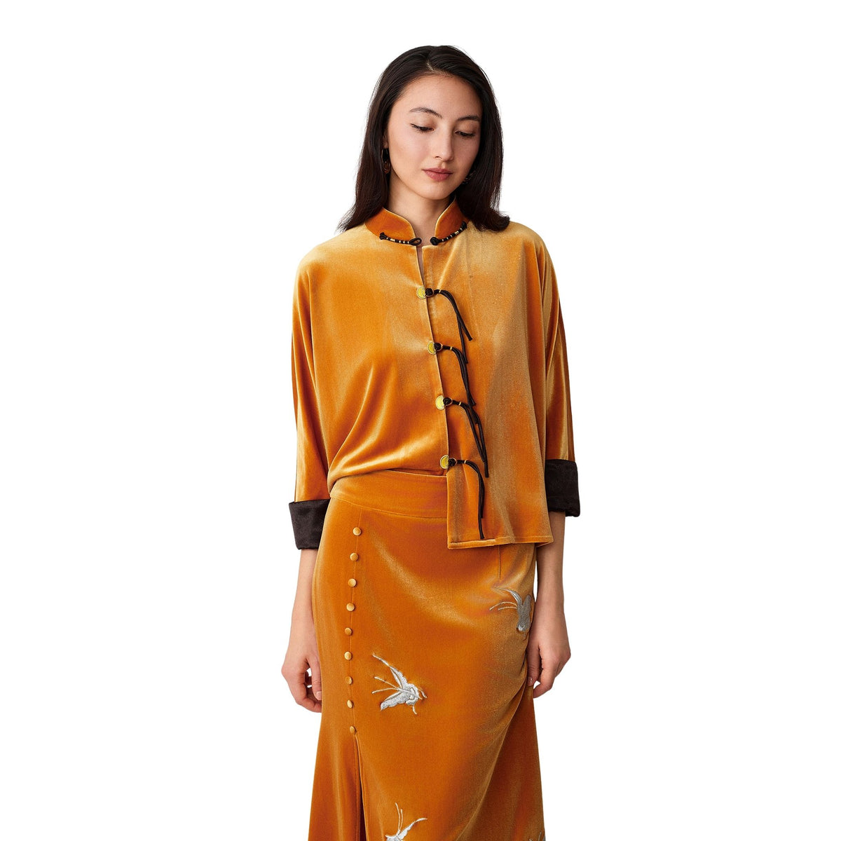 Orange Yuan-Bao Jacket