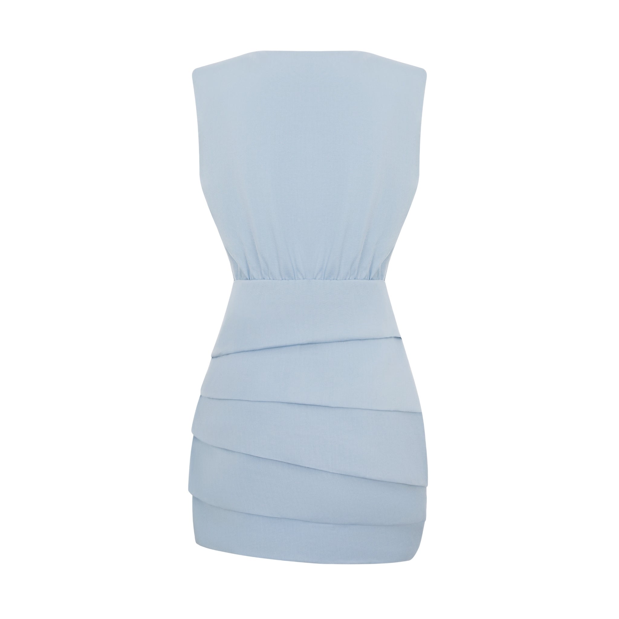 city studio dress blue City Studios Juniors' Draped Sleeveless Satin Fit & Flare Dress MSRP $ DGFOutlet