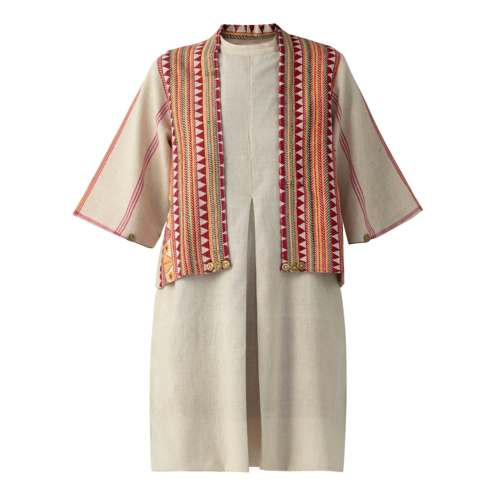 BOITO - Embroidered Dongria Overlay with Niyamgiri Motifs, buy at DOORS NYC