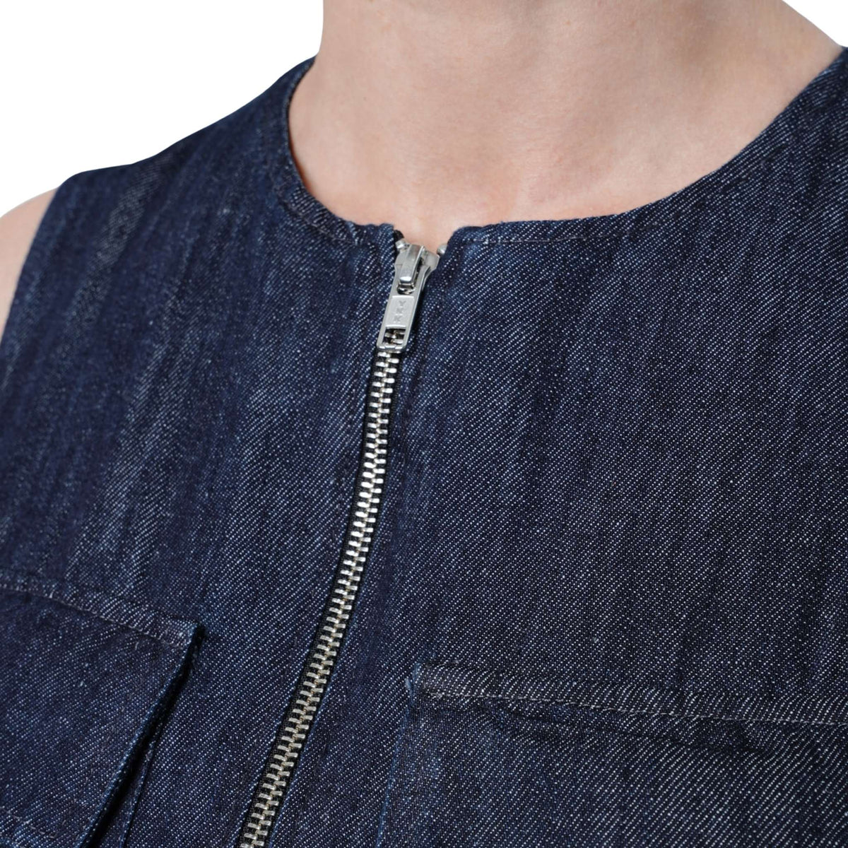 Denim Maxi Dress | PR Sample