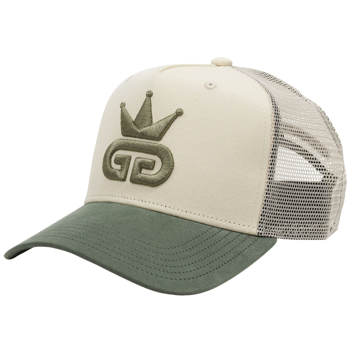 Off-White Mesh Hat Olive Green