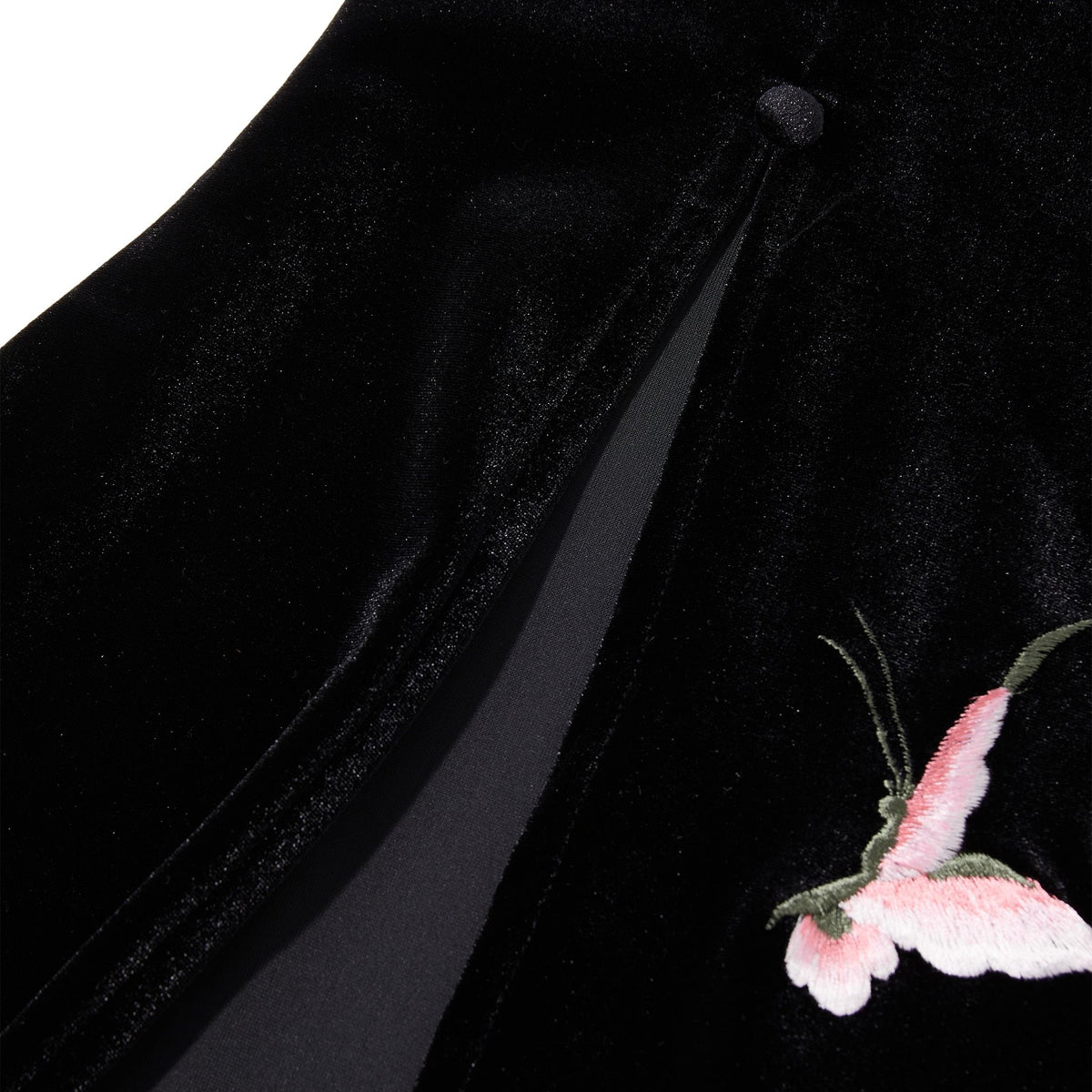 Black Colored-Butterfly Fishtail Skirt